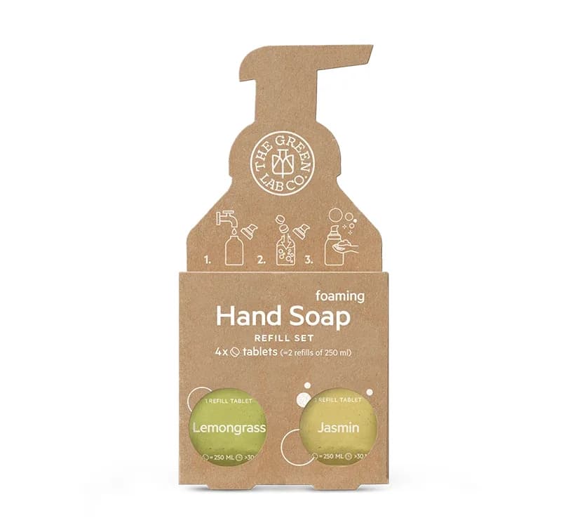 The Green Lab Hand Soap Tabs Lemongras & Jasmine 4x125ml från The Green Lab – köp hos Apotek Hjärtat