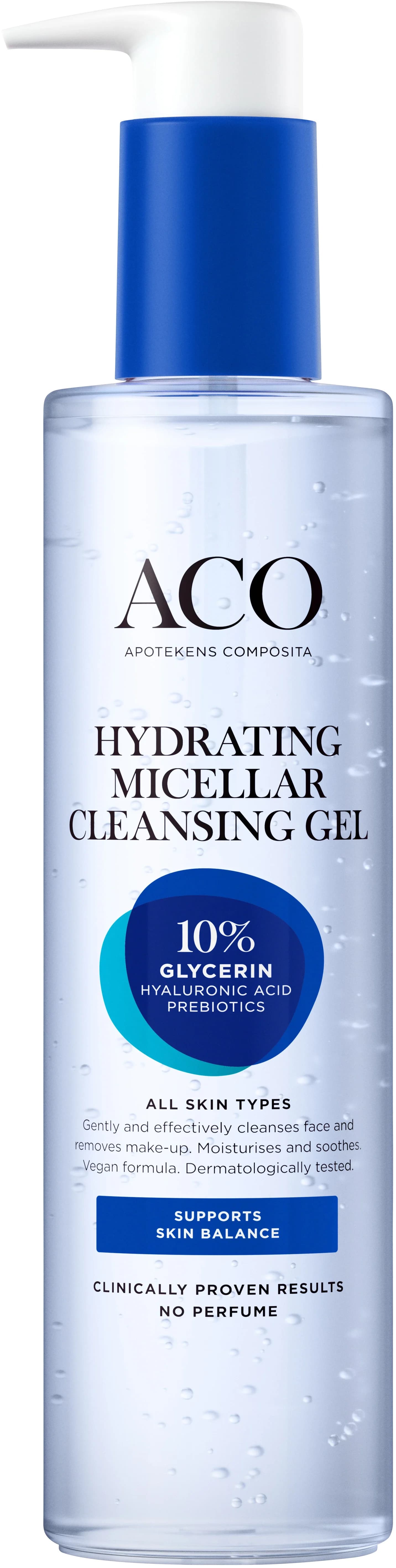 ACO Face Hydrating Micellar Cleanser Gel 200 ml från ACO – köp hos Apotek Hjärtat