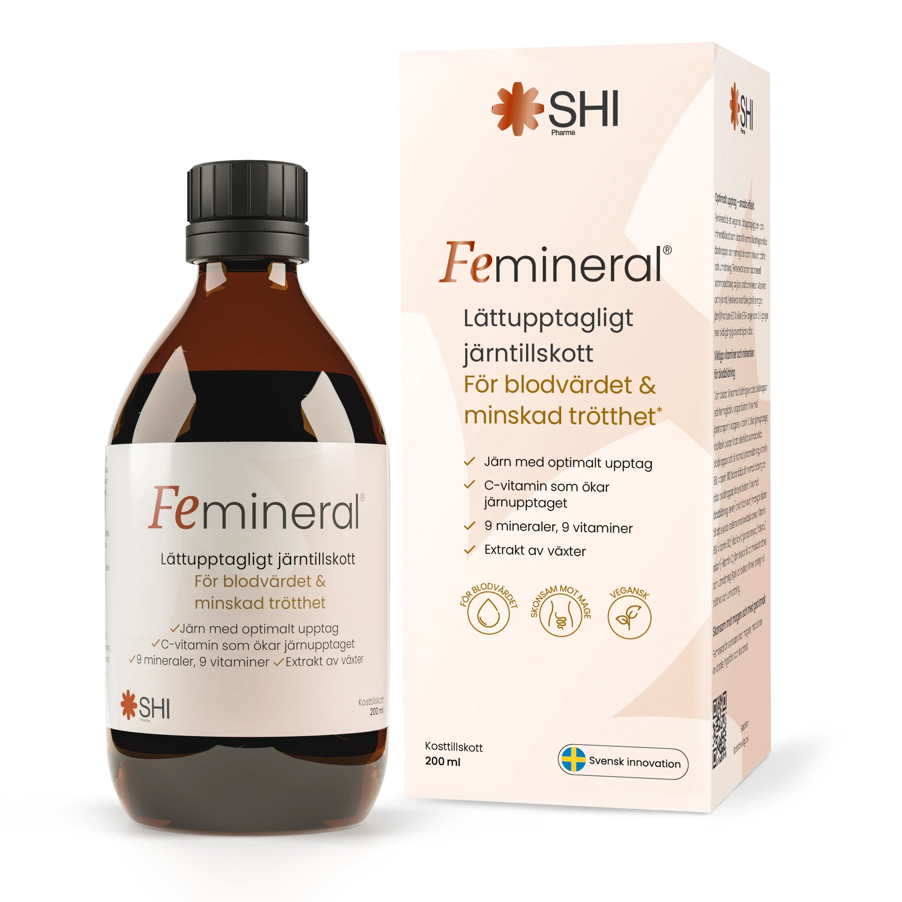 Femineral Järn- Och Mineraltillskott 200 ml från Femineral – köp hos Apotek Hjärtat