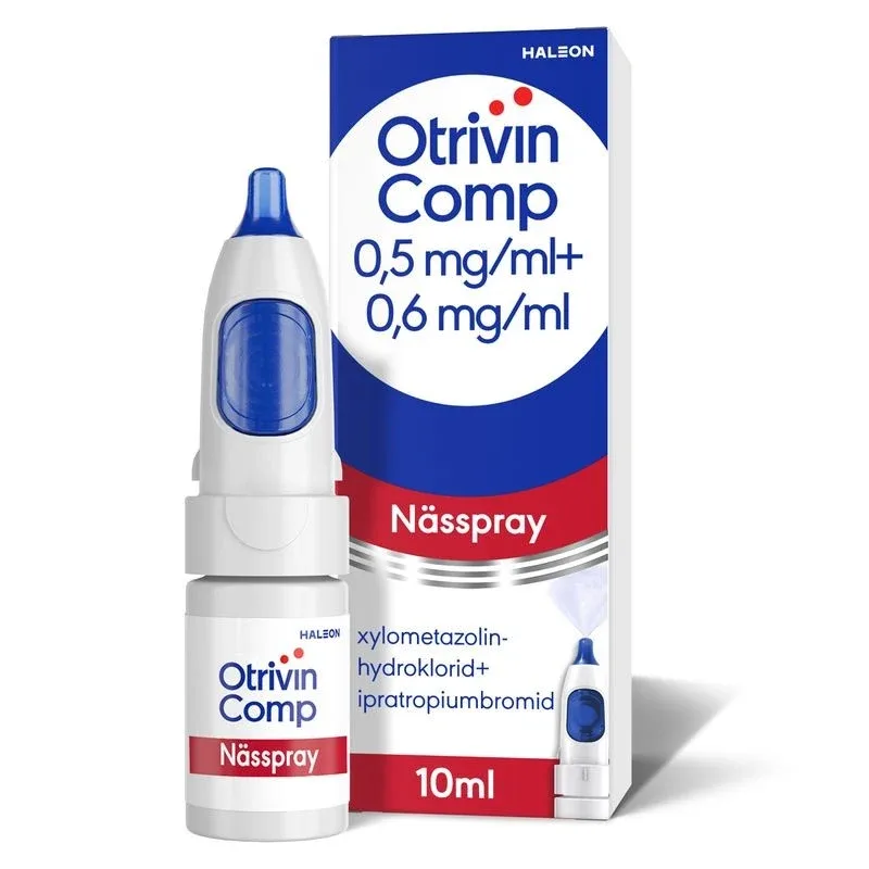 Otrivin Comp nässpray, lösning 0,5mg/ml+0,6mg/ml, 10ml från Otrivin – köp hos Apotek Hjärtat
