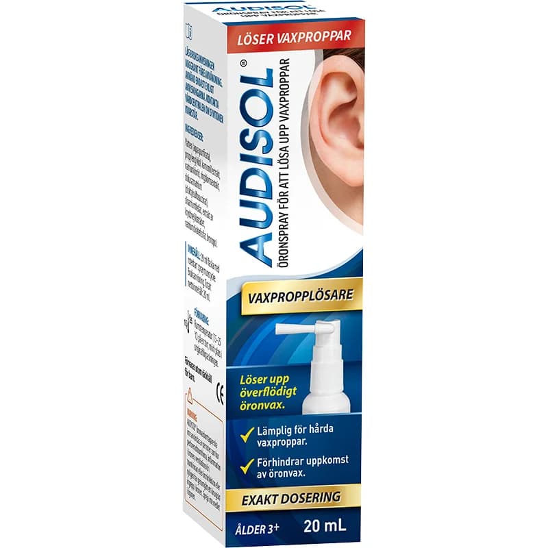 Audisol Vaxpropplösare 20ml från Audisol – köp hos Apotek Hjärtat