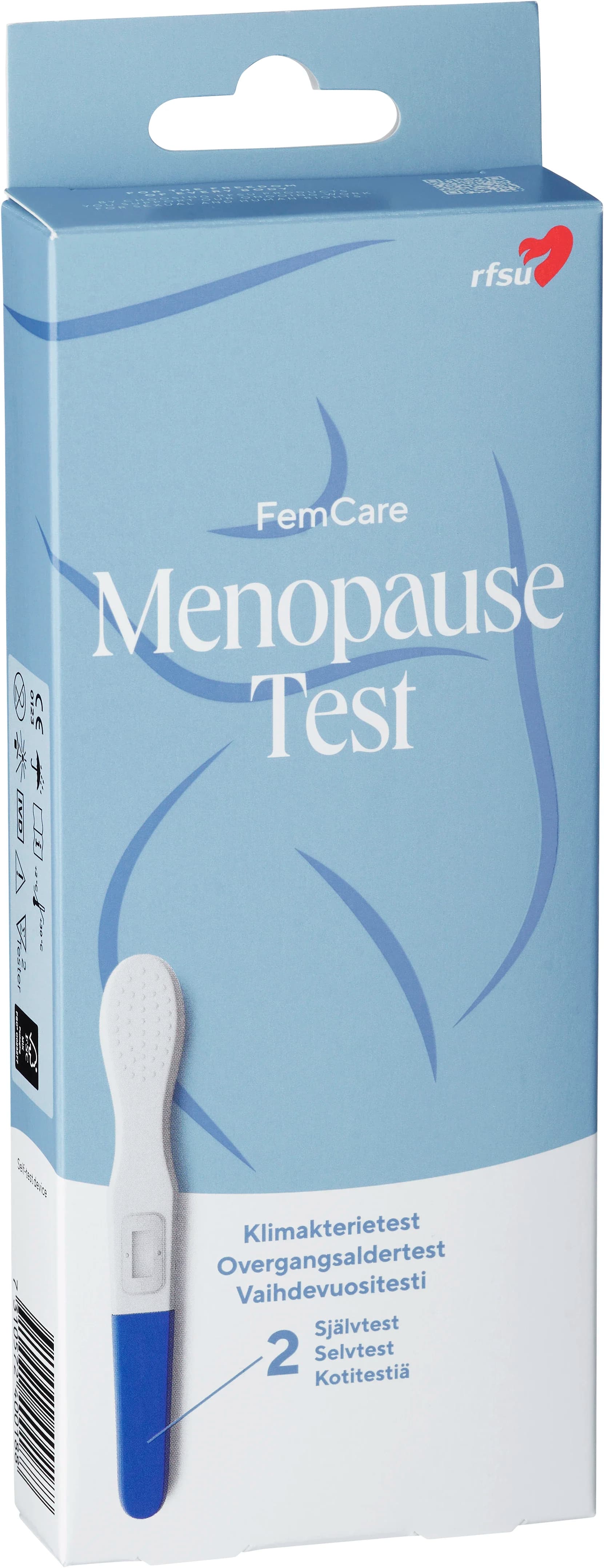 RFSU Menopause Test FSH 2-pack från RFSU – köp hos Apotek Hjärtat