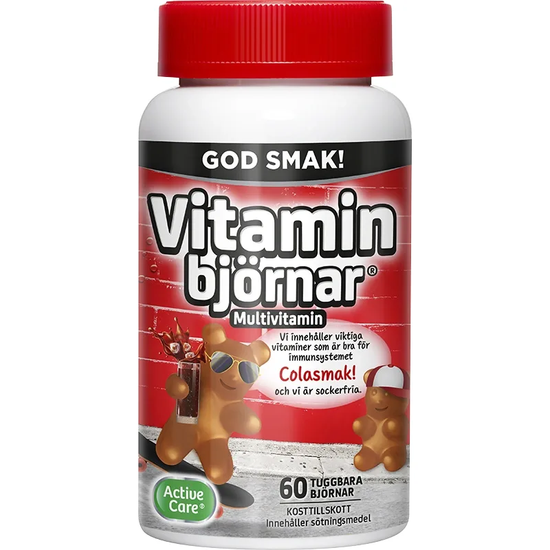 Active Care Vitaminbjörnar Cola 60 st från Active Care – köp hos Apotek Hjärtat