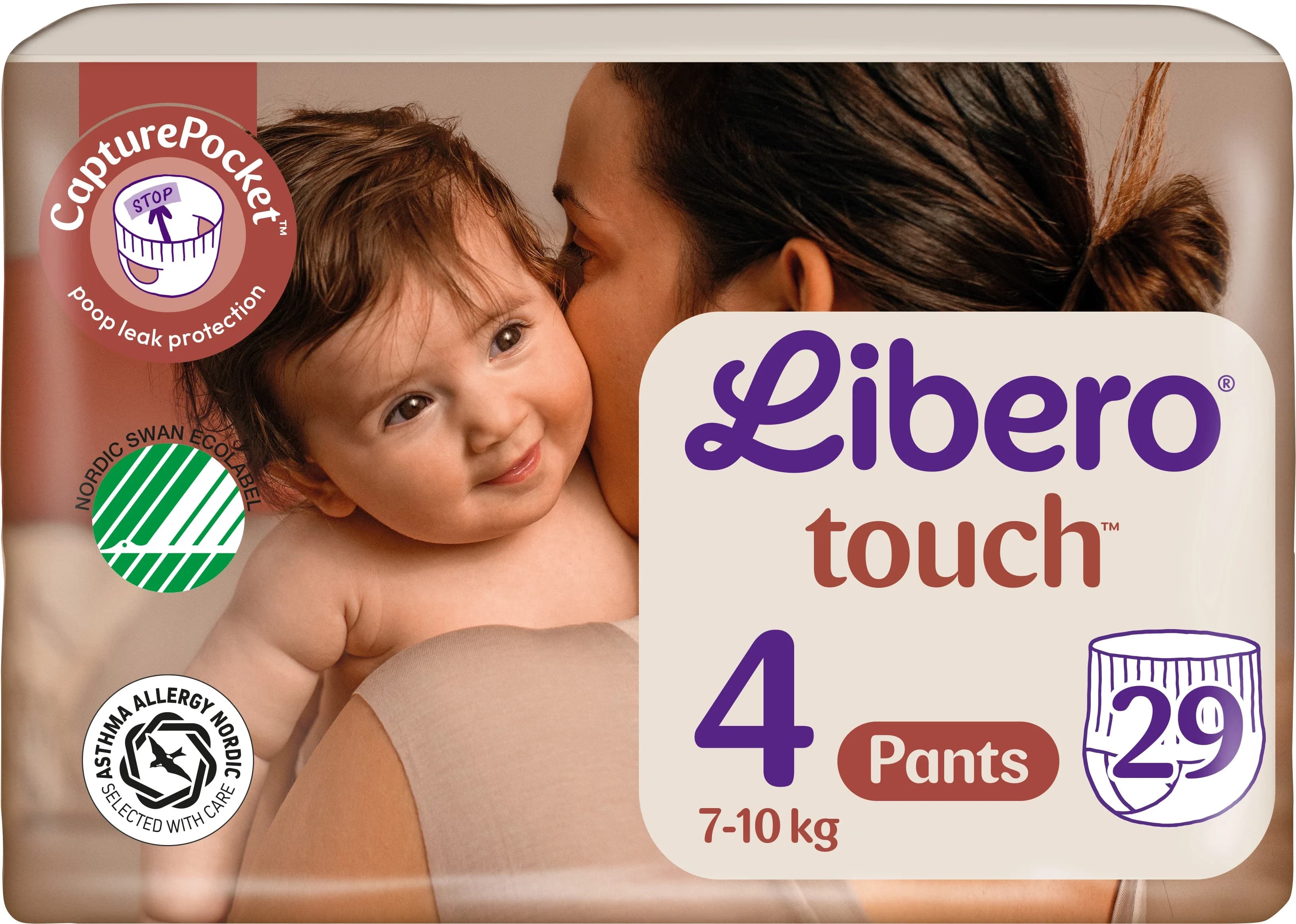 Libero Touch 4 Byxblöjor 7-12 kg 29 st från Libero – köp hos Apotek Hjärtat
