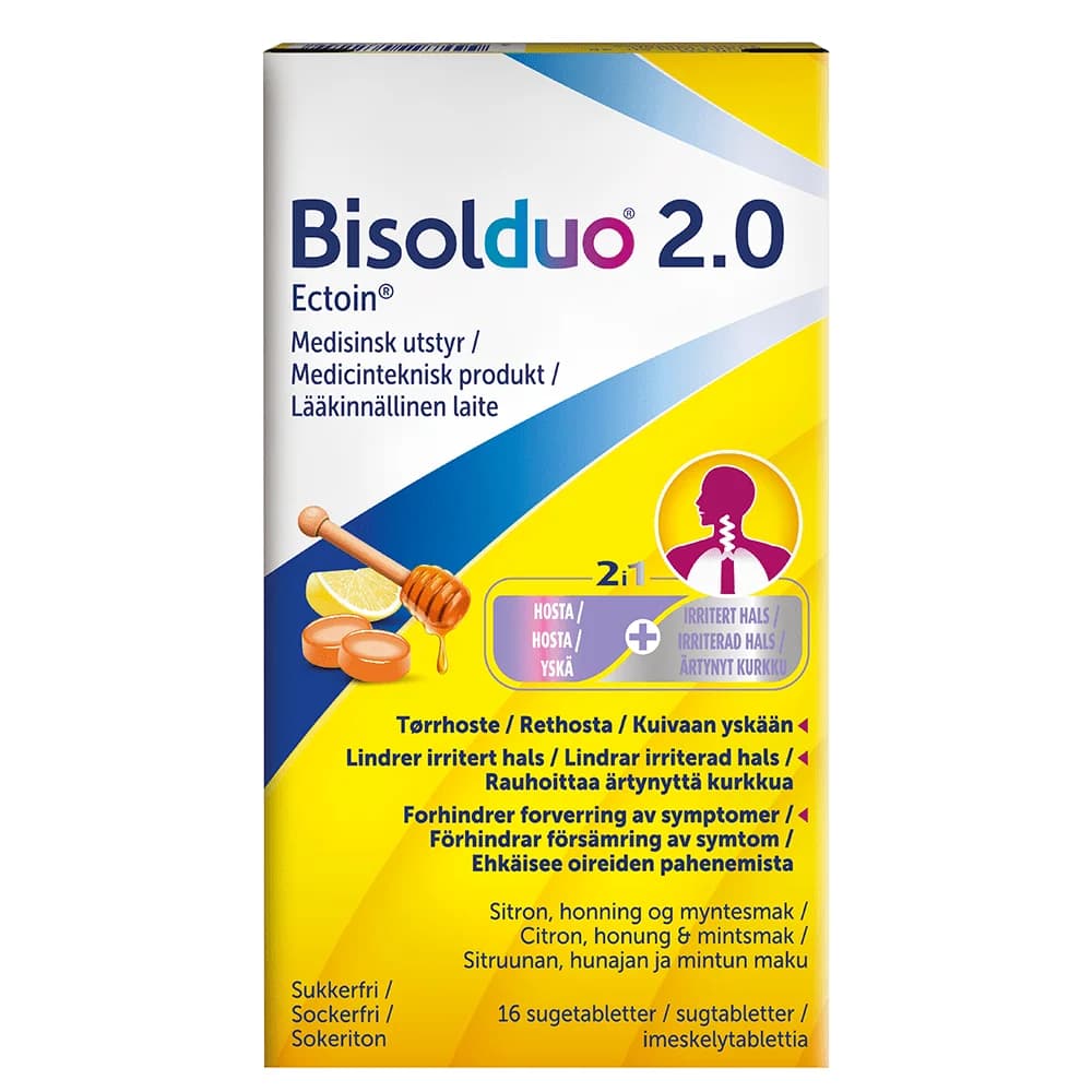 Bisolduo 2.0 Sugtabletter 16 st från Bisolduo – köp hos Apotek Hjärtat