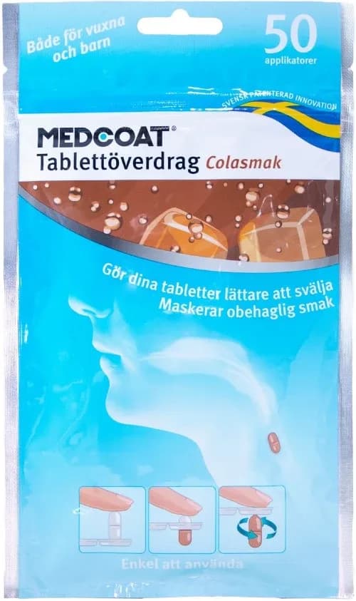 Medcoat Tablettöverdrag Colasmak 50 st från MedCoat – köp hos Apotek Hjärtat