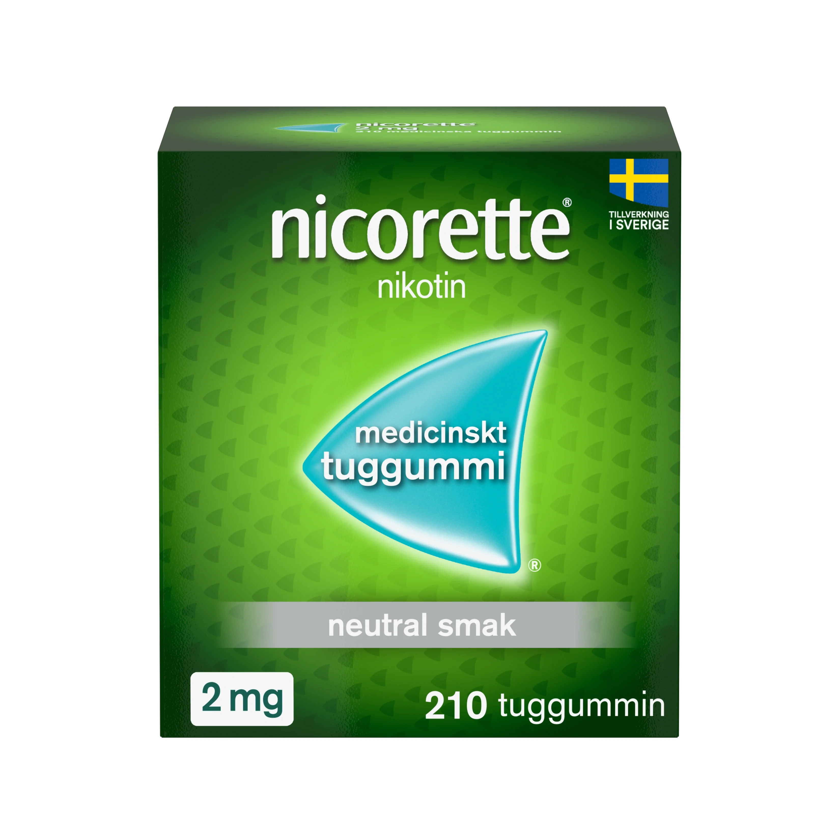 Nicorette medicinskt tuggummi 2 mg 210 st från Nicorette – köp hos Apotek Hjärtat