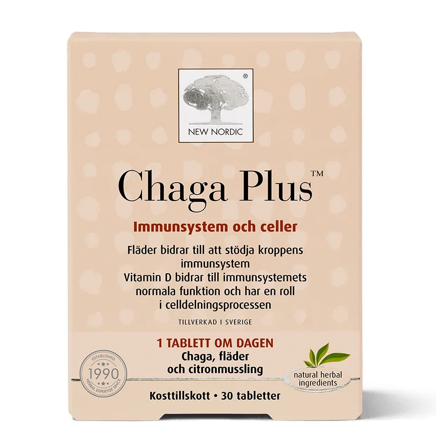 New Nordic Chaga Plus 30 st från New Nordic - köp hos Apotek Hjärtat