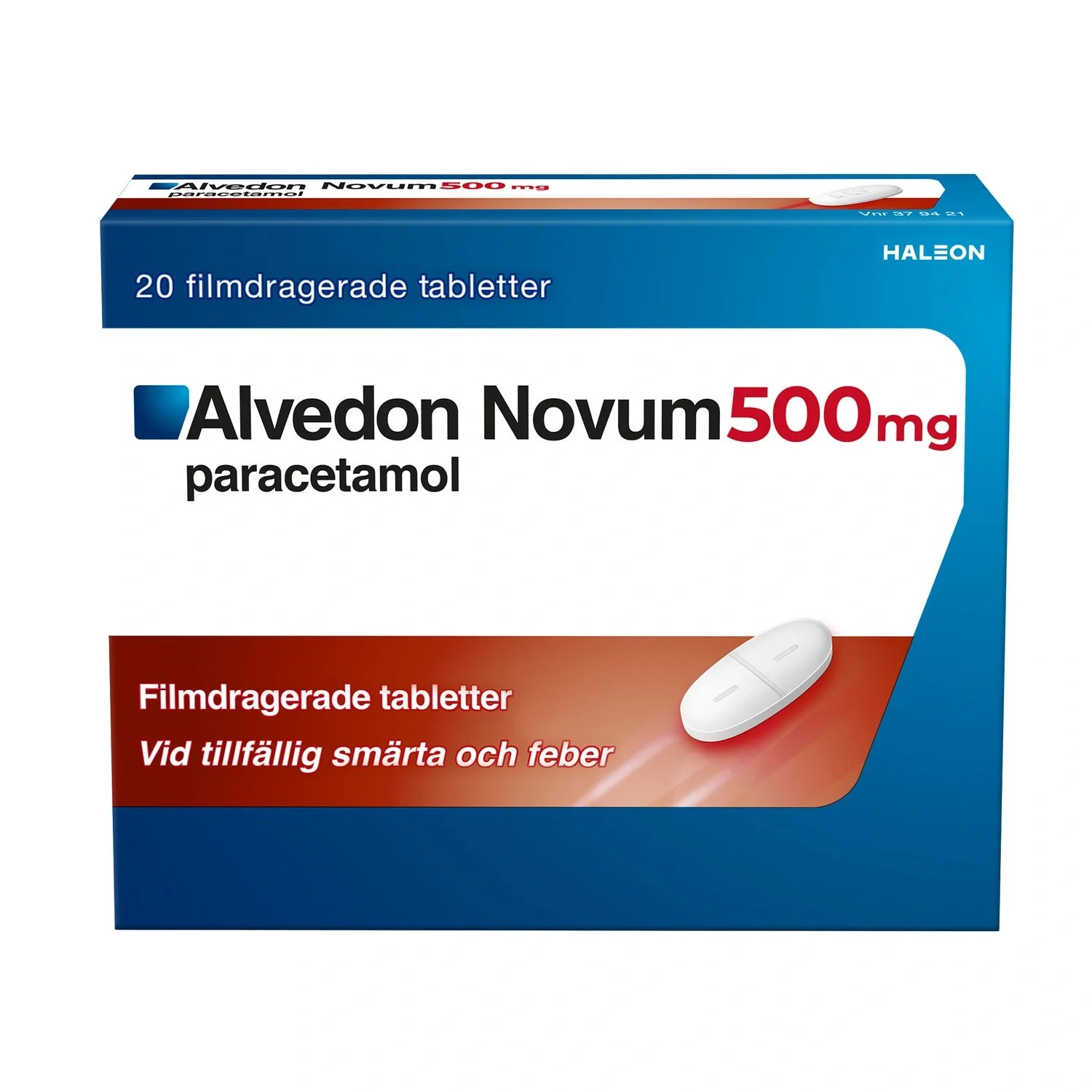 Alvedon Novum Filmdragerad Tablett 500 mg 20 st från Alvedon – köp hos Apotek Hjärtat