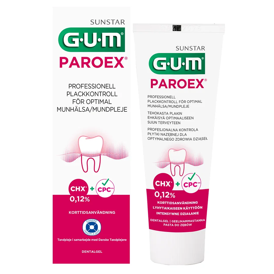 GUM Paroex Dentalgel 0,12% 75 ml från GUM – köp hos Apotek Hjärtat