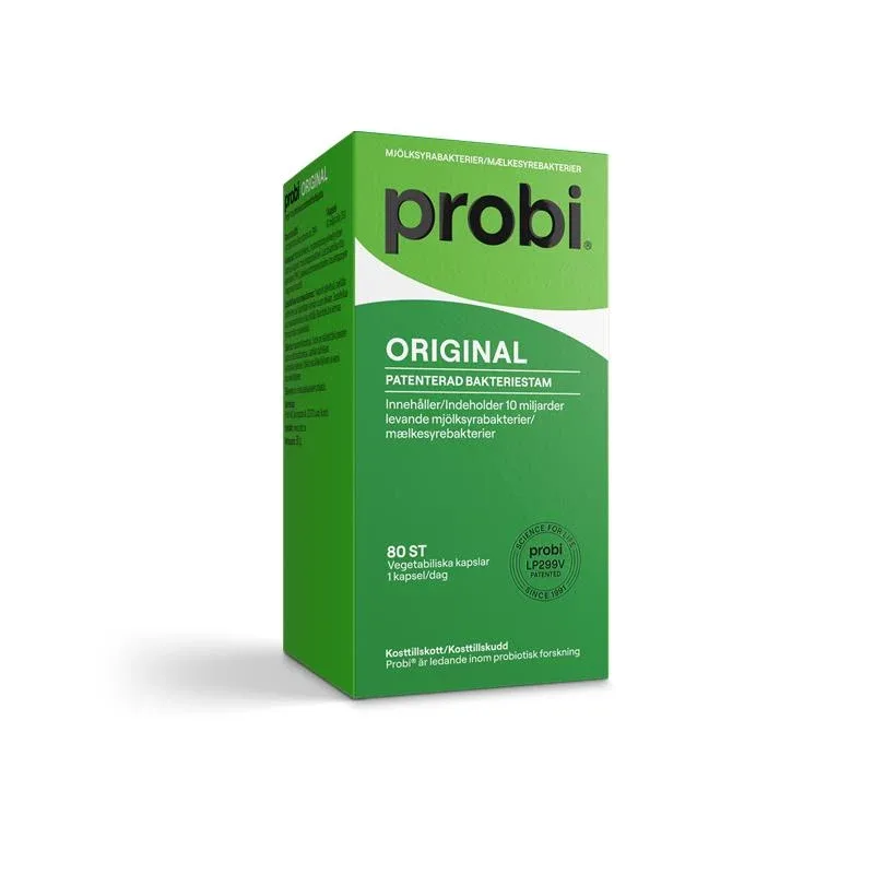 Probi Original Mjölksyrabakterier 80 kapslar från Probi – köp hos Apotek Hjärtat