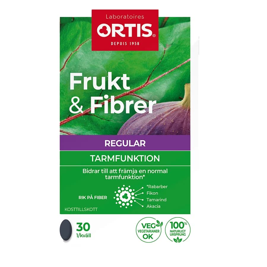 Frukt & Fibrer Tablett 30 st från Frukt & Fibrer – köp hos Apotek Hjärtat