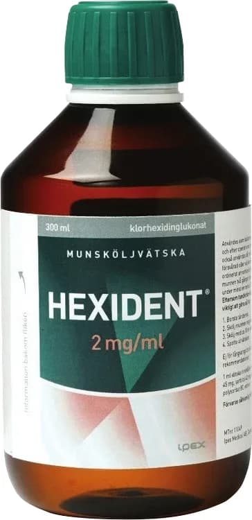 Hexident munsköljvätska 2mg/ml från Hexident – köp hos Apotek Hjärtat