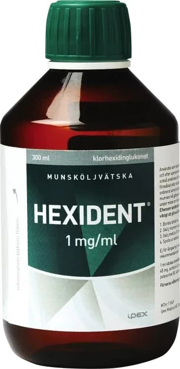 Hexident munskölj 1mg/ml från Hexident – köp hos Apotek Hjärtat