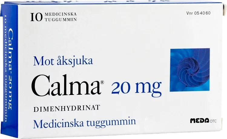 Calma medicinskt tuggummi 20 mg 10 st från Calma – köp hos Apotek Hjärtat