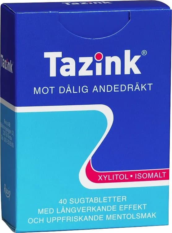 Tazink sugtablett 40 st från Tazink – köp hos Apotek Hjärtat