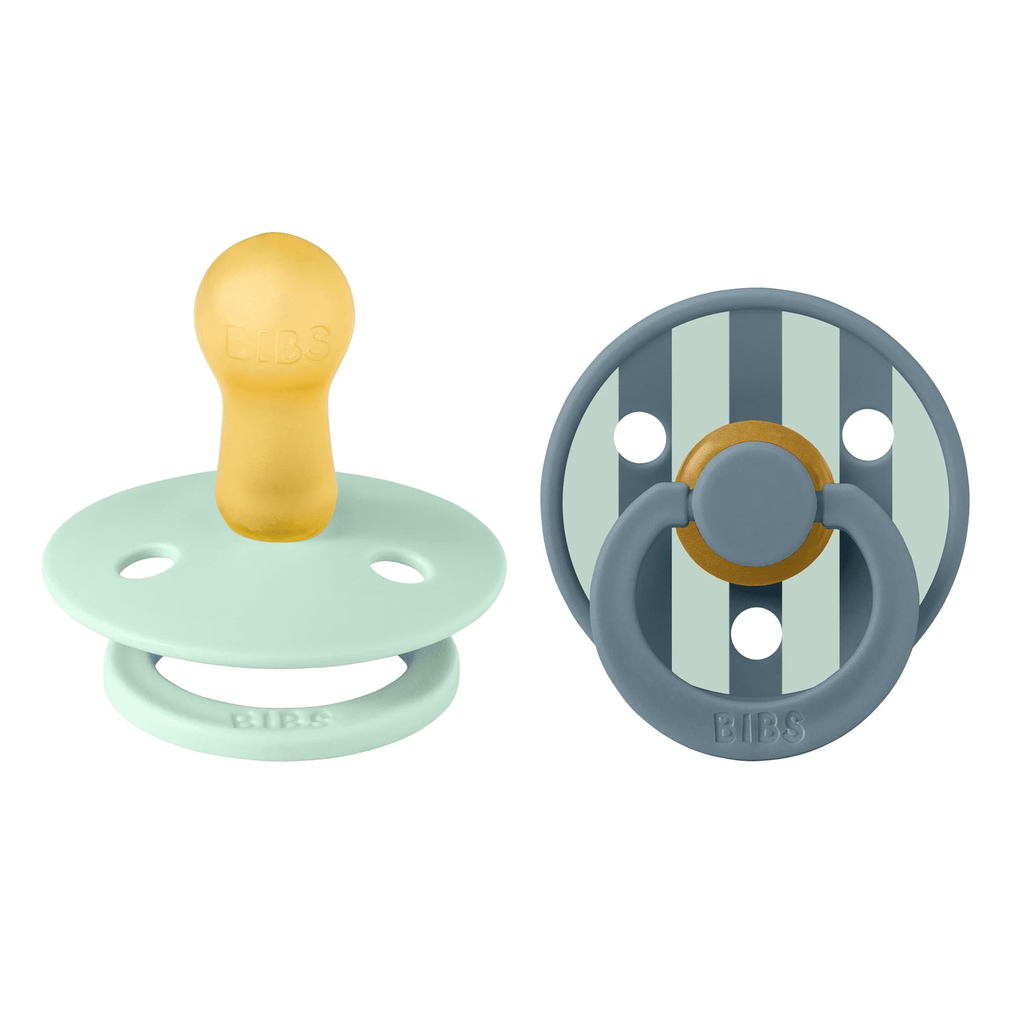 BIBS Pacifier Studio Colour Block Latex Size 2 Nordic Mint Petrol Mix 2-pack från BIBS – köp hos Apotek Hjärtat