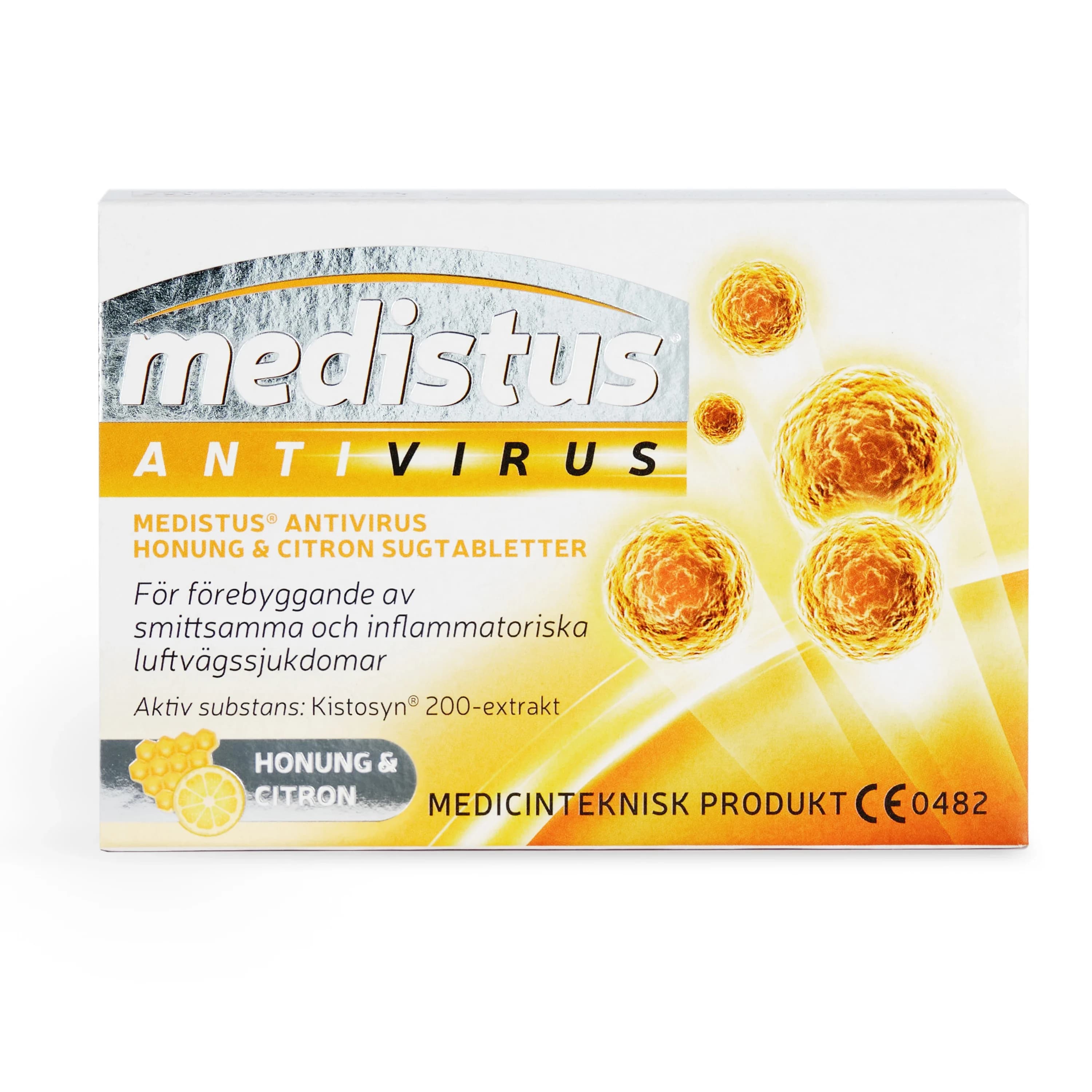 Medistus Antivirus Honung Citron Sugtablett 10 st från Medistus – köp hos Apotek Hjärtat