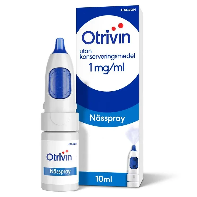 Otrivin Nässpray utan konserveringsmedel, 1mg/ml från Otrivin – köp hos Apotek Hjärtat