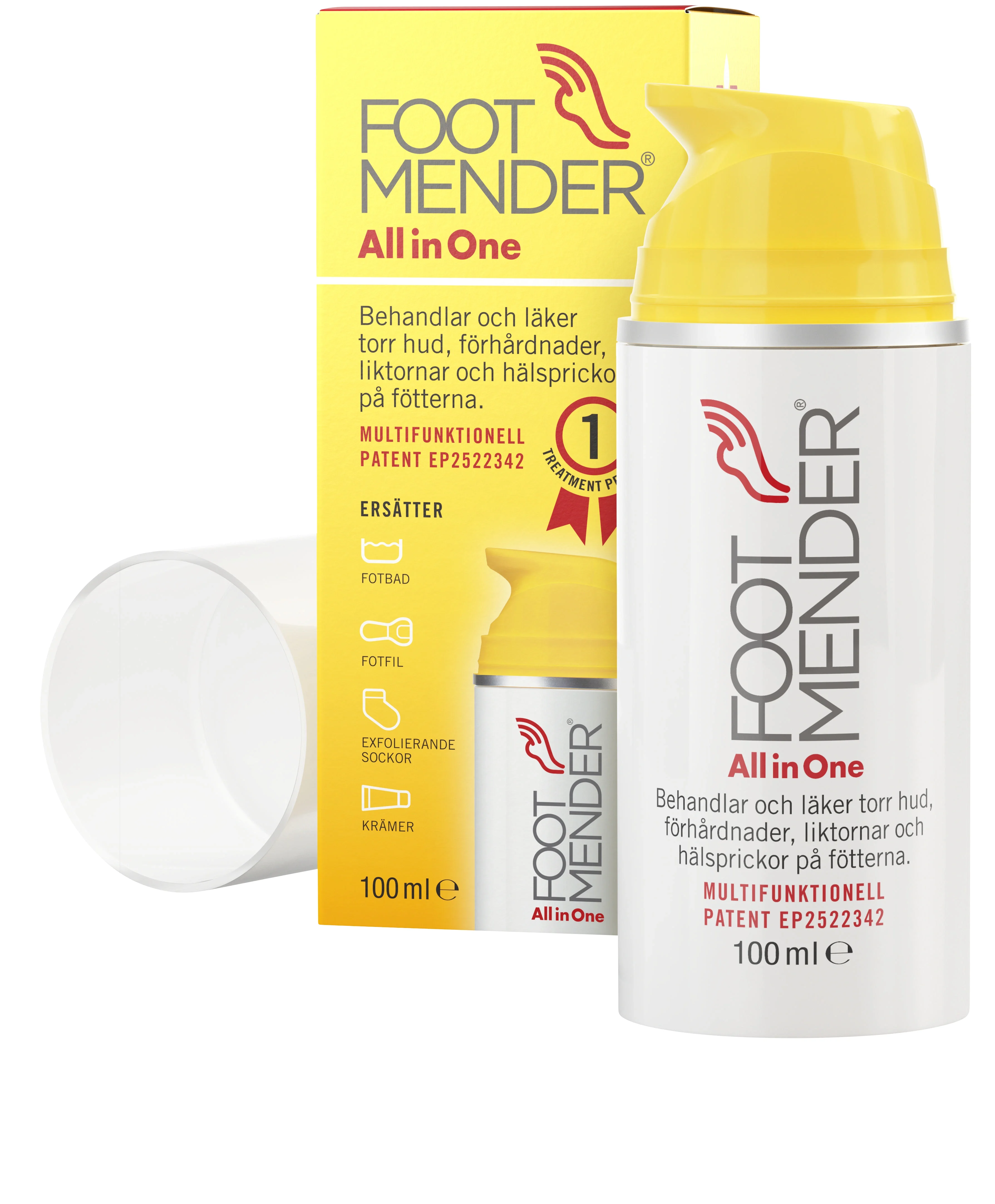 Footmender All in One Fotkräm 100 ml från Footmender – köp hos Apotek Hjärtat