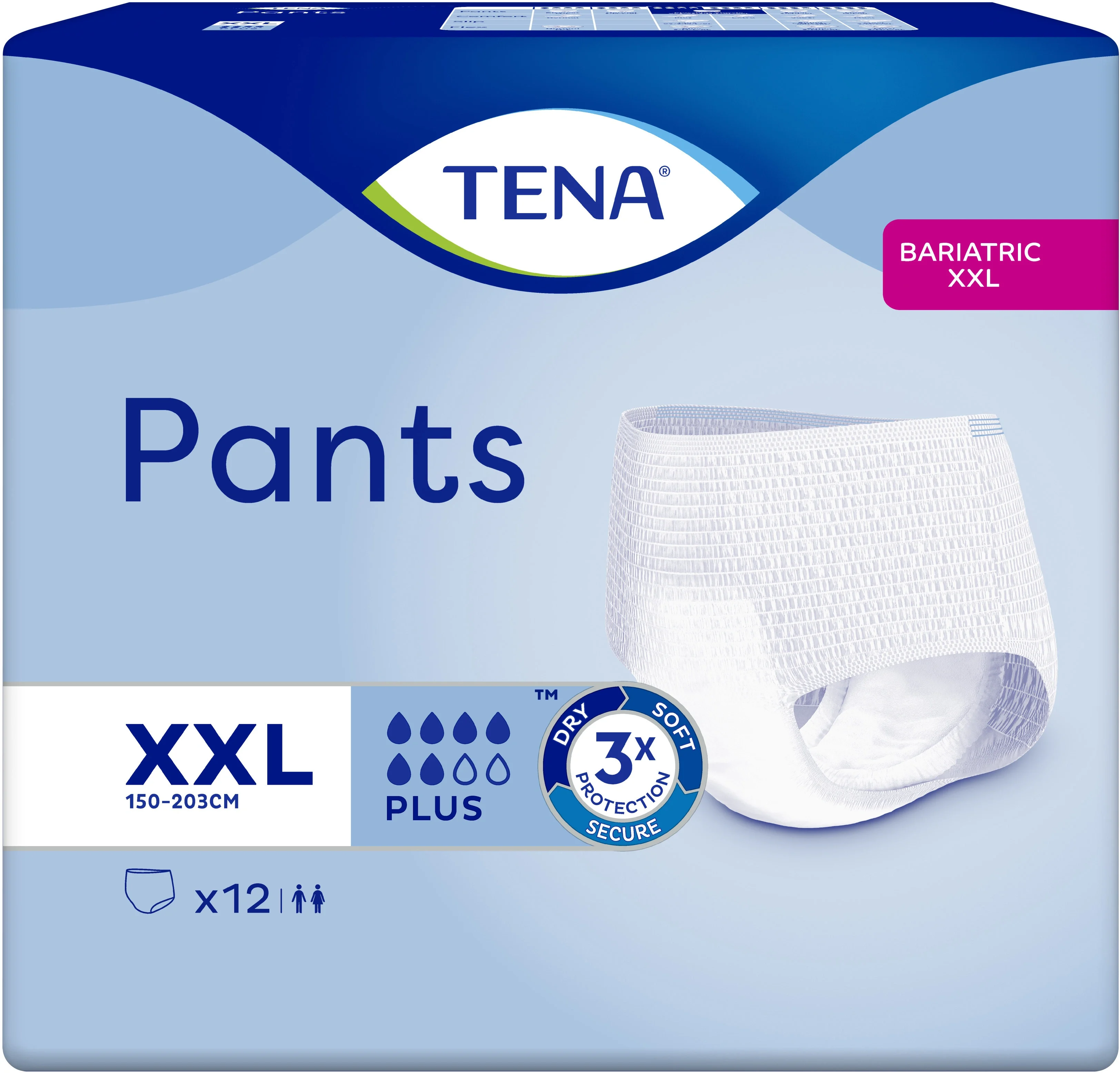 TENA Pants Plus XXL 12 st från Tena – köp hos Apotek Hjärtat