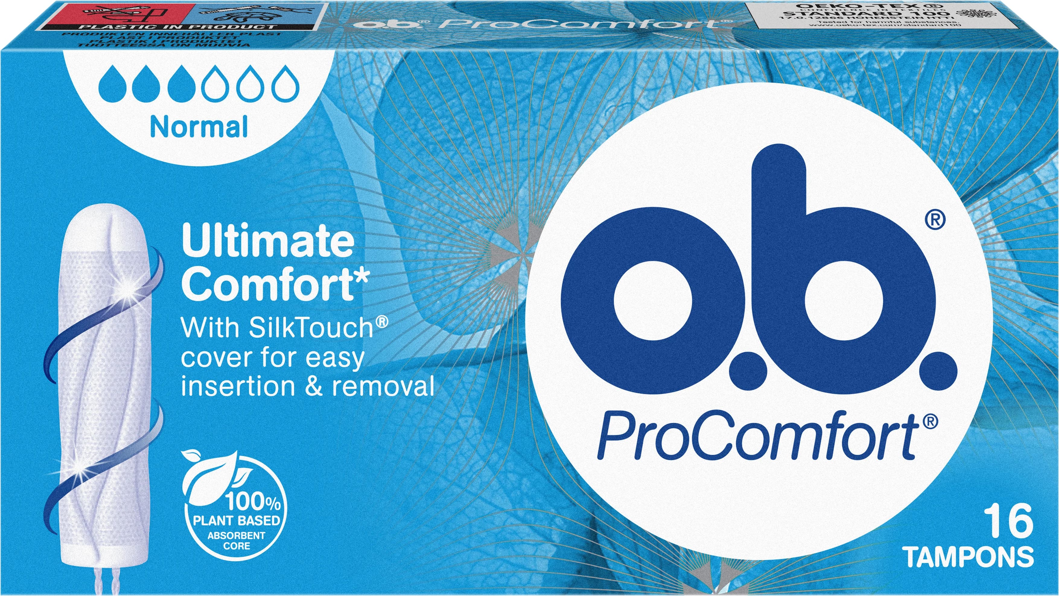O.b. ProComfort Normal Tampong 16 st från O.b. – köp hos Apotek Hjärtat