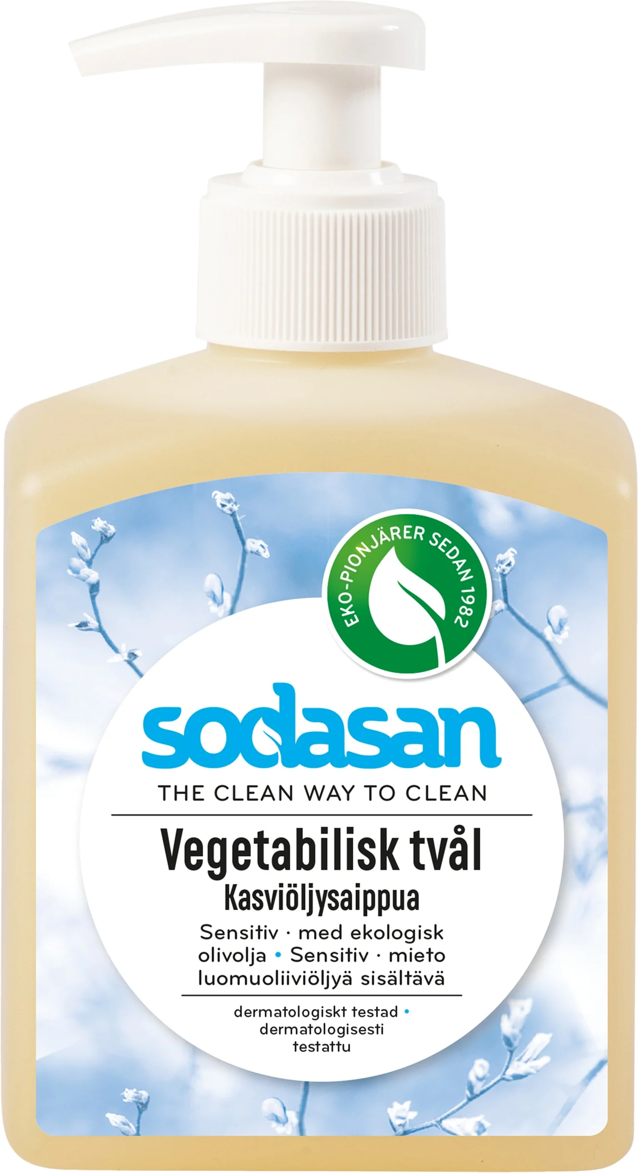 Sodasan Ekologisk Tvål Sensitiv 300 ml från Sodasan – köp hos Apotek Hjärtat