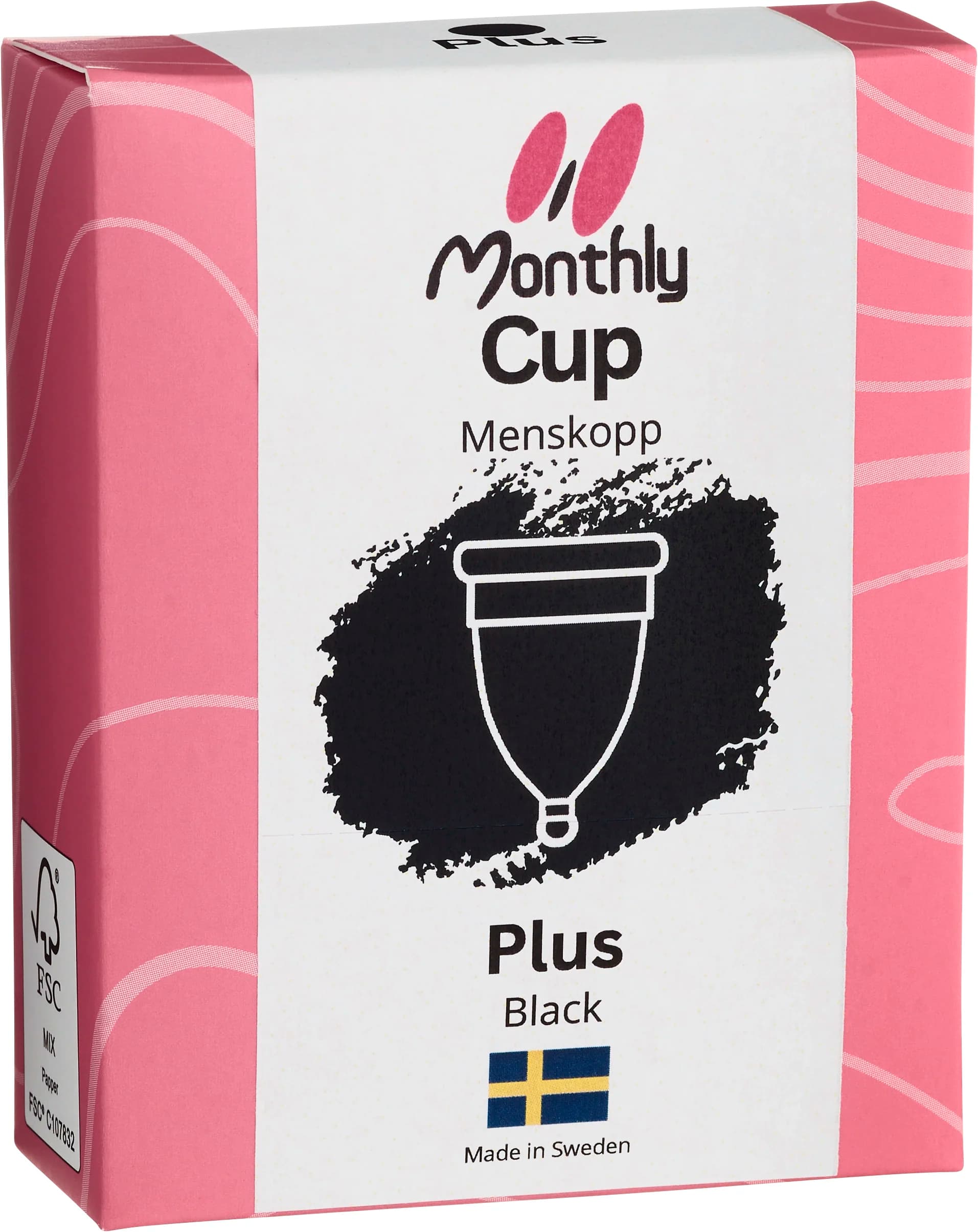 MonthlyCup Plus Black 1 st från MonthlyCup – köp hos Apotek Hjärtat