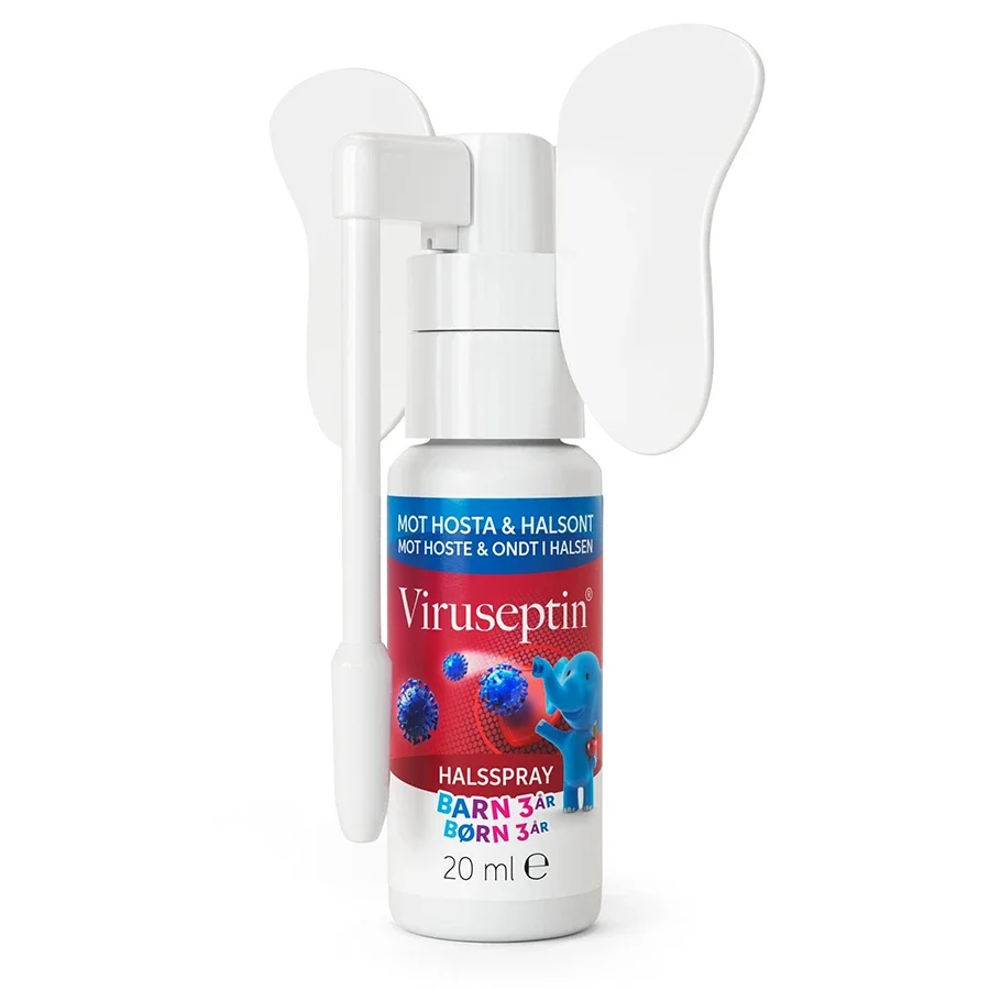Viruseptin Halsspray för barn 20 ml från Viruseptin – köp hos Apotek Hjärtat