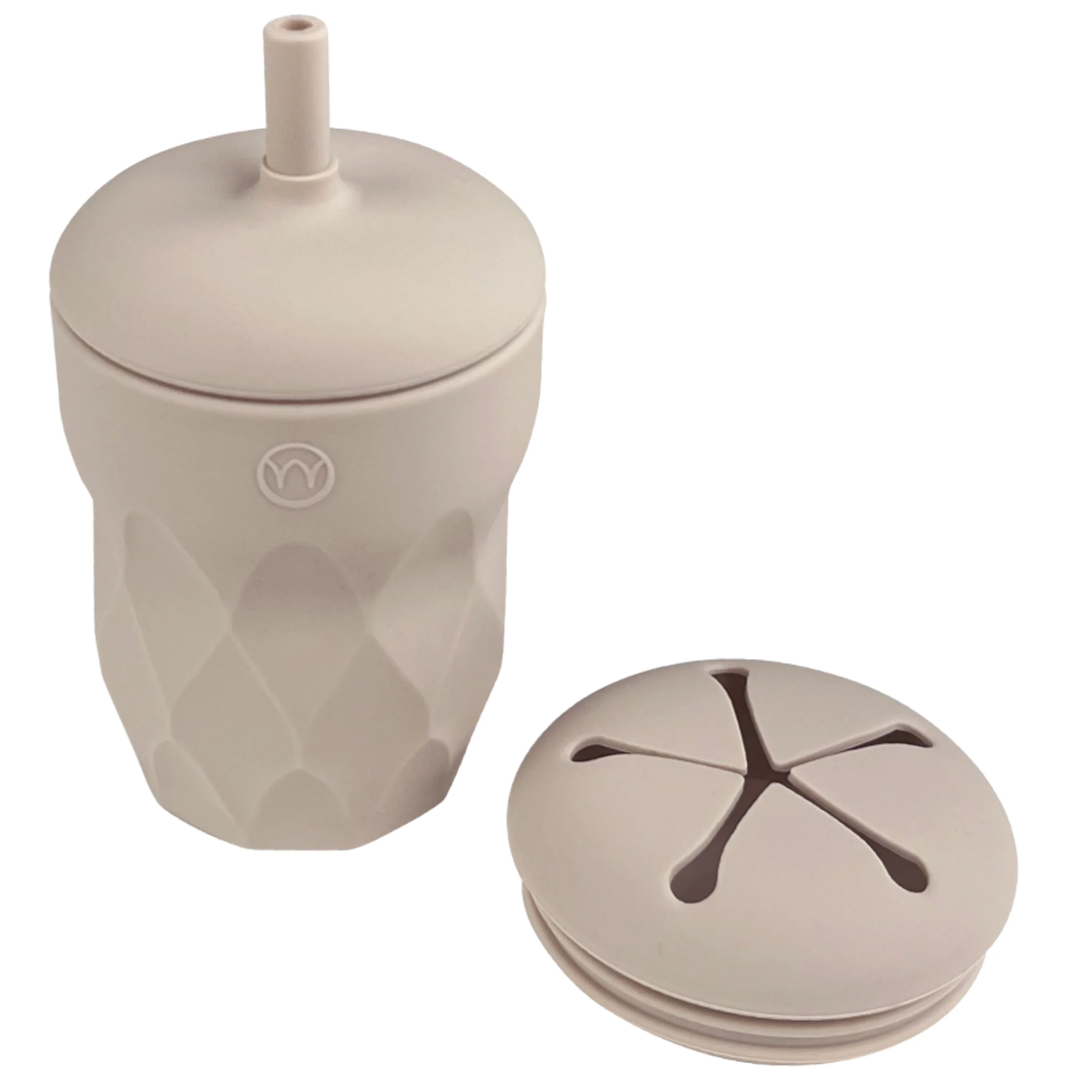Najell Barnmugg Med Sugrör & Snacklock Dune Beige från Najell – köp hos Apotek Hjärtat