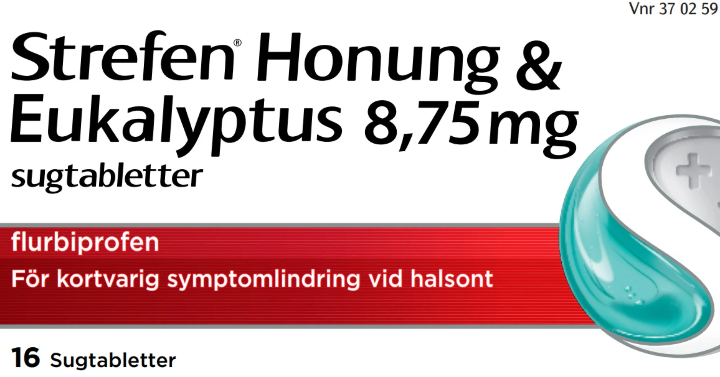 Strefen Honung & Eukalyptus Sugtablett 8,75mg, 16 st från Strefen – köp hos Apotek Hjärtat