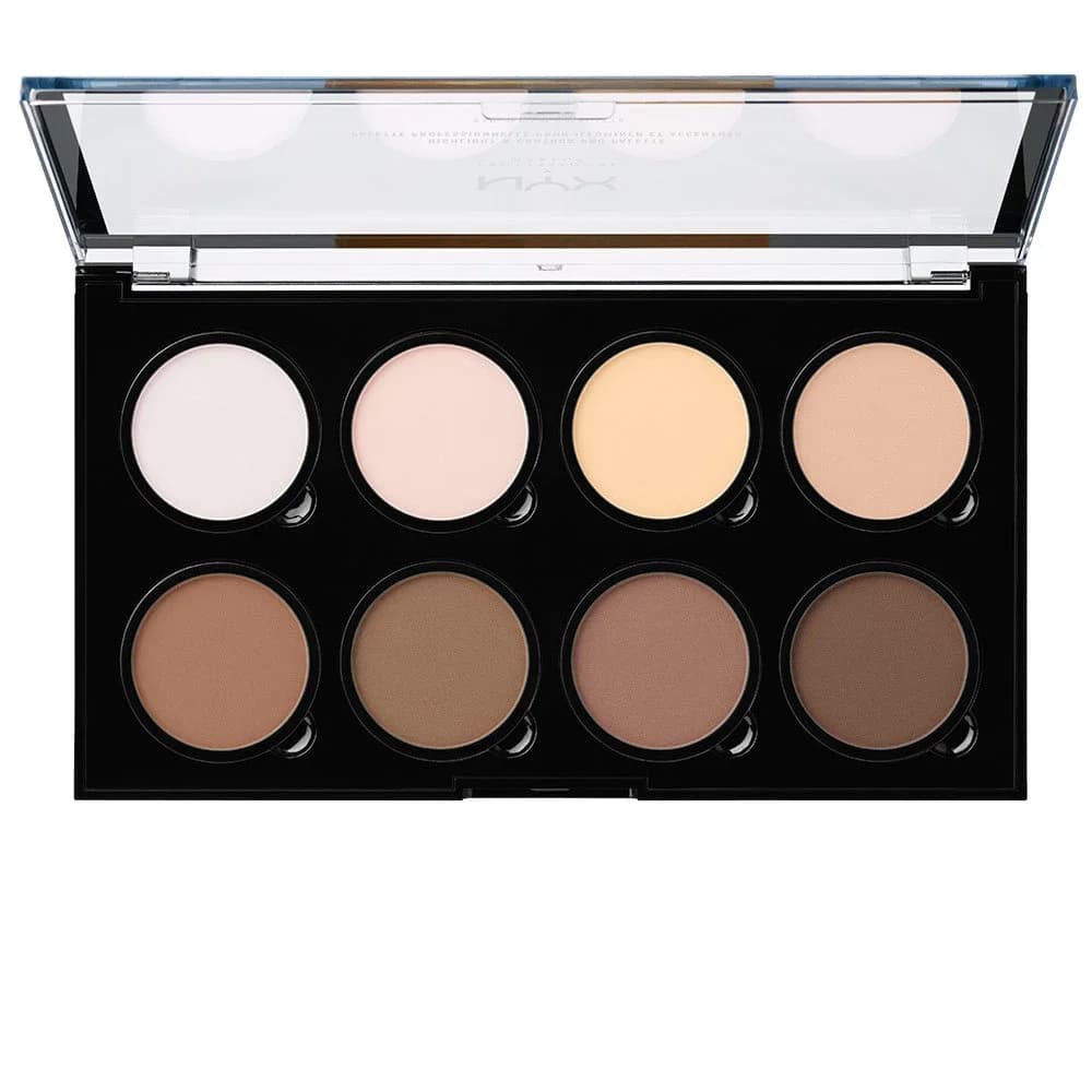 NYX Professional Makeup Highlight & Contour Pro Palette 8 x 2,7 g från NYX Professional Makeup – köp hos Apotek Hjärtat