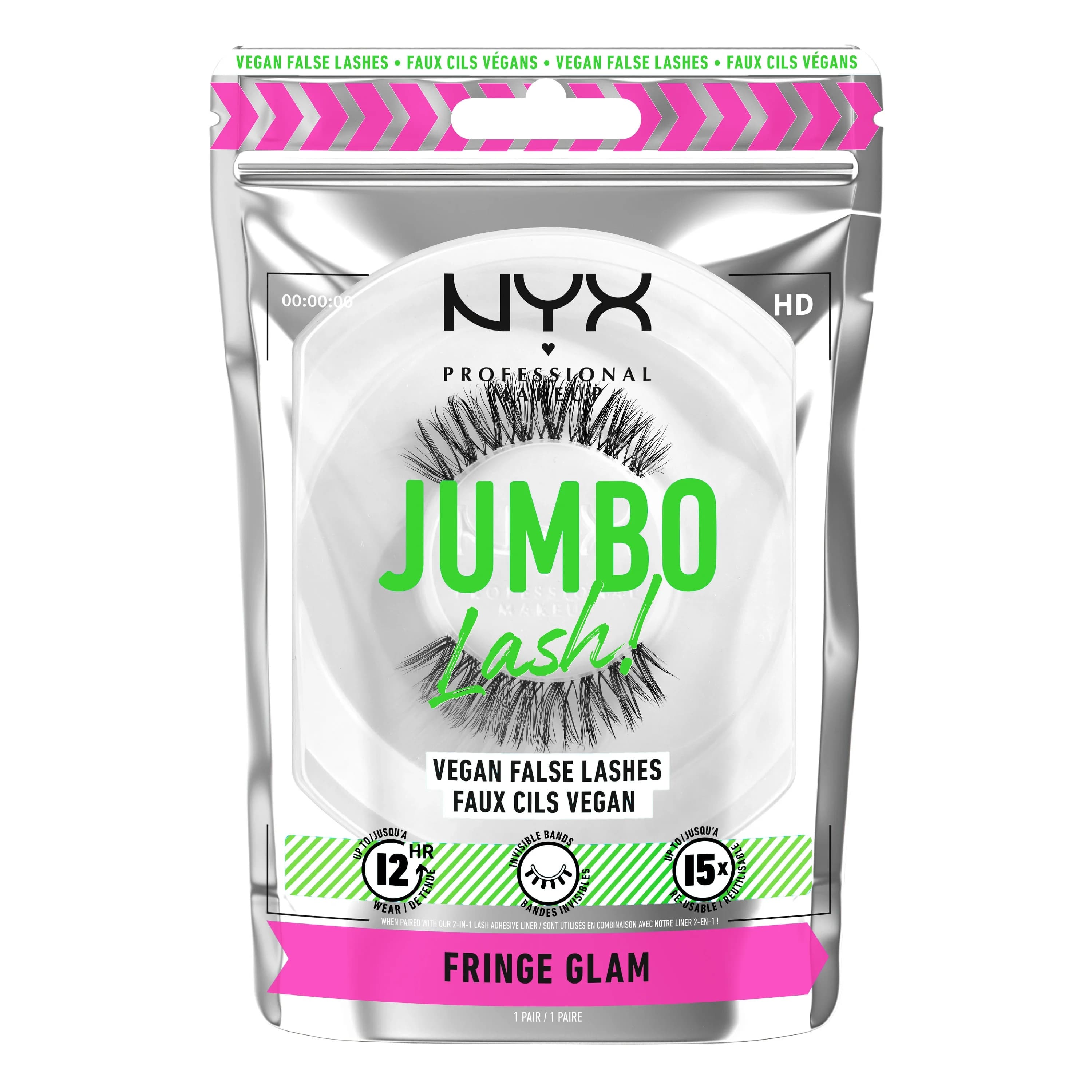 NYX Professional Makeup Jumbo Lash! Vegan False Lashes 04 Fringe Glam från NYX Professional Makeup - köp hos Apotek Hjärtat