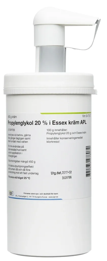 Propylenglykol i Essex kräm APL 20% 480 g från APL – köp hos Apotek Hjärtat