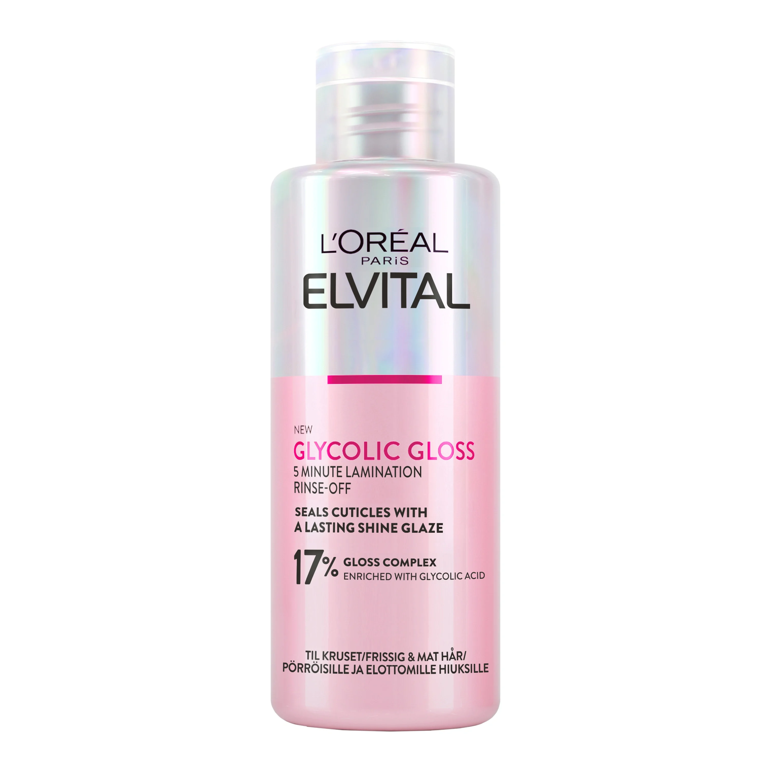 L'Oréal Paris Elvital Glycolic Gloss 5-Minute Lamination Rinse-Off 200 ml från L'Oréal Paris – köp hos Apotek Hjärtat