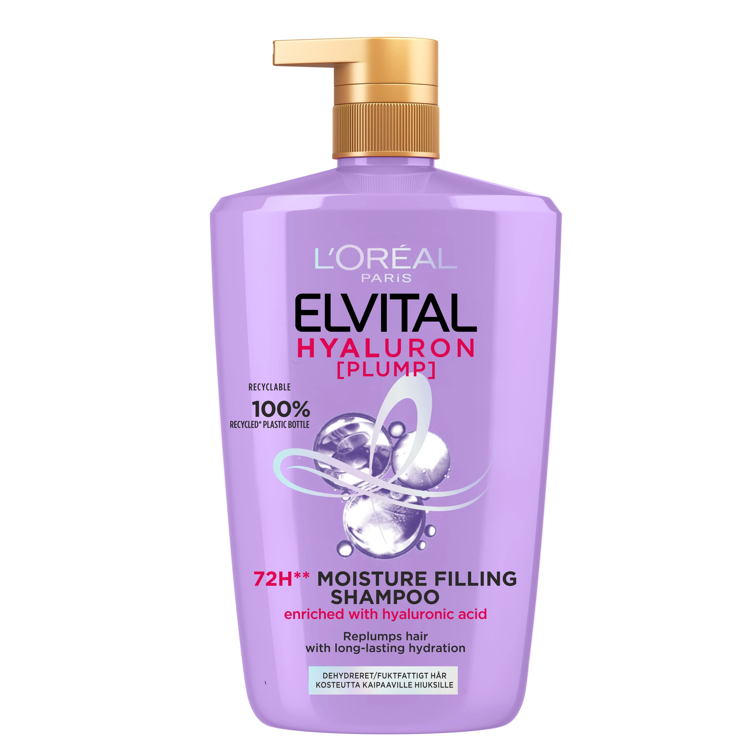 L'Oréal Paris Elvital Hyaluron Plump Shampoo 1000 ml från L'Oréal Paris – köp hos Apotek Hjärtat