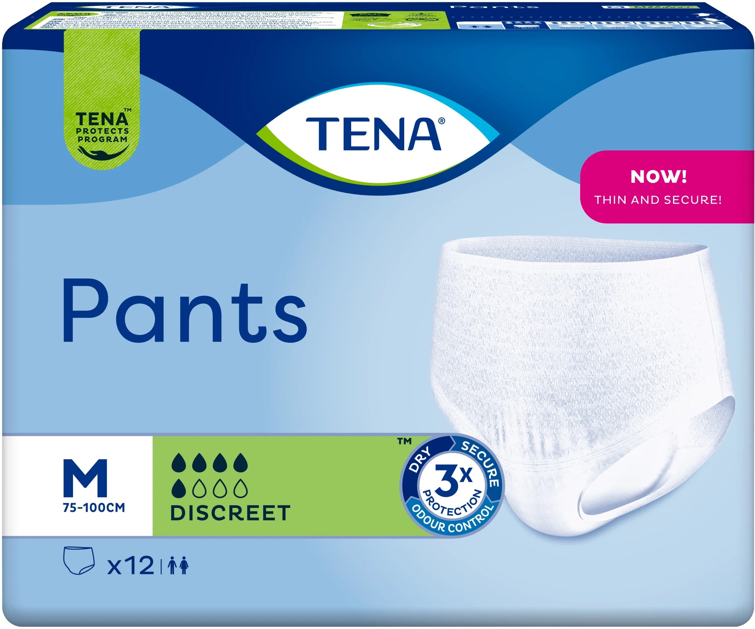 TENA Pants Discreet Medium 12 st från Tena – köp hos Apotek Hjärtat