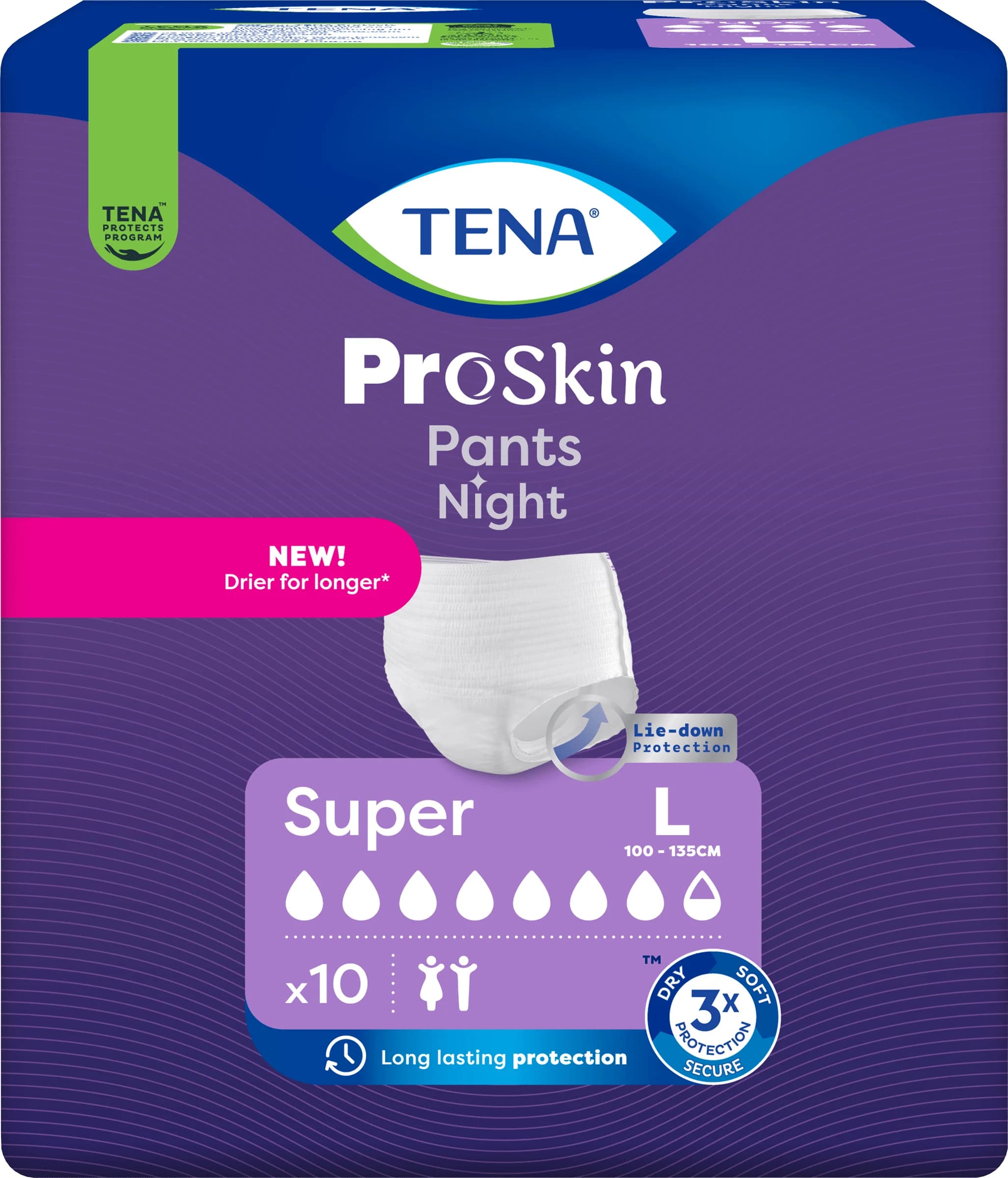 TENA Pants Night Super Large 10-pack från Tena – köp hos Apotek Hjärtat