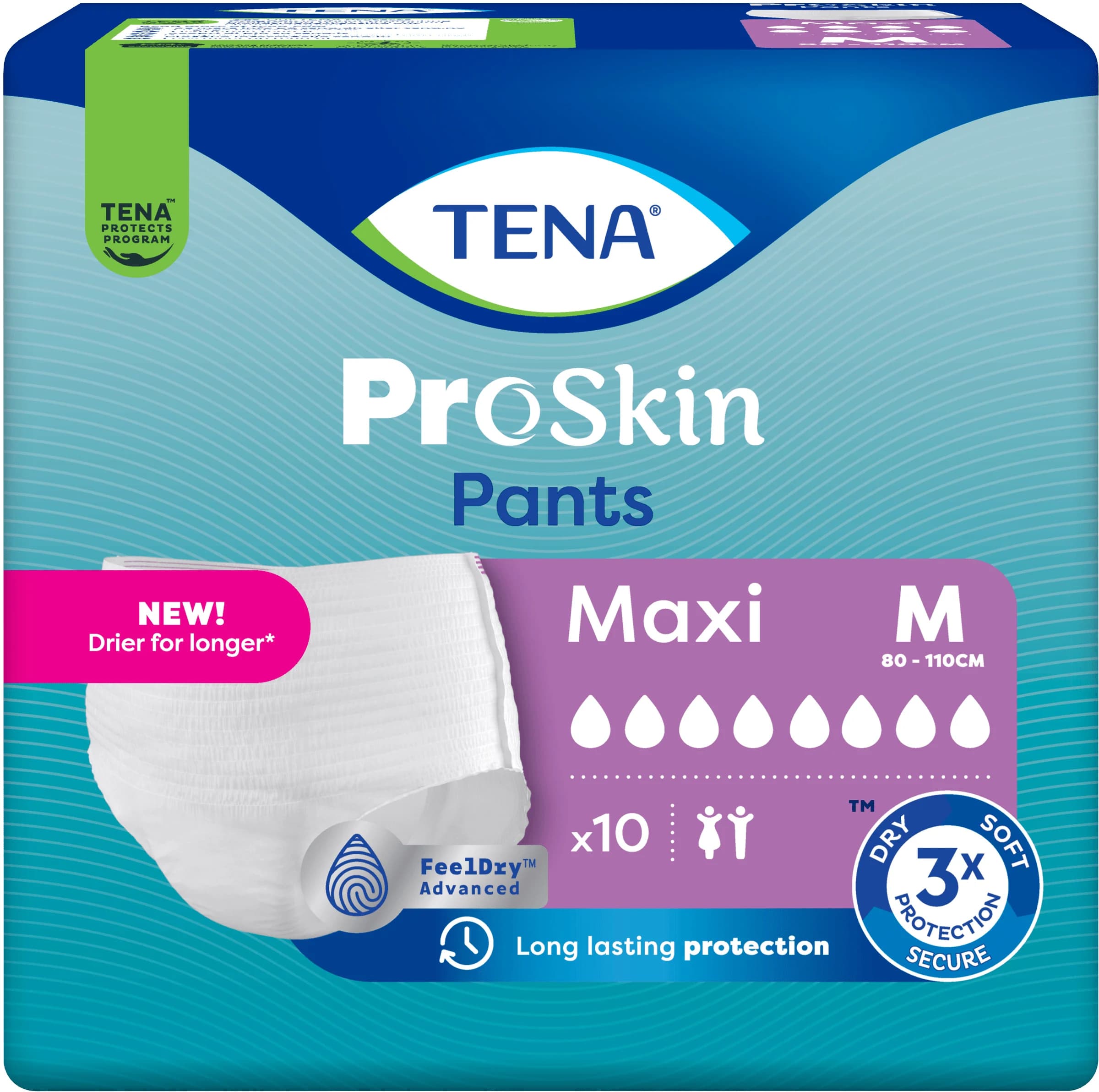 TENA Pants Maxi Medium 10 st från Tena – köp hos Apotek Hjärtat