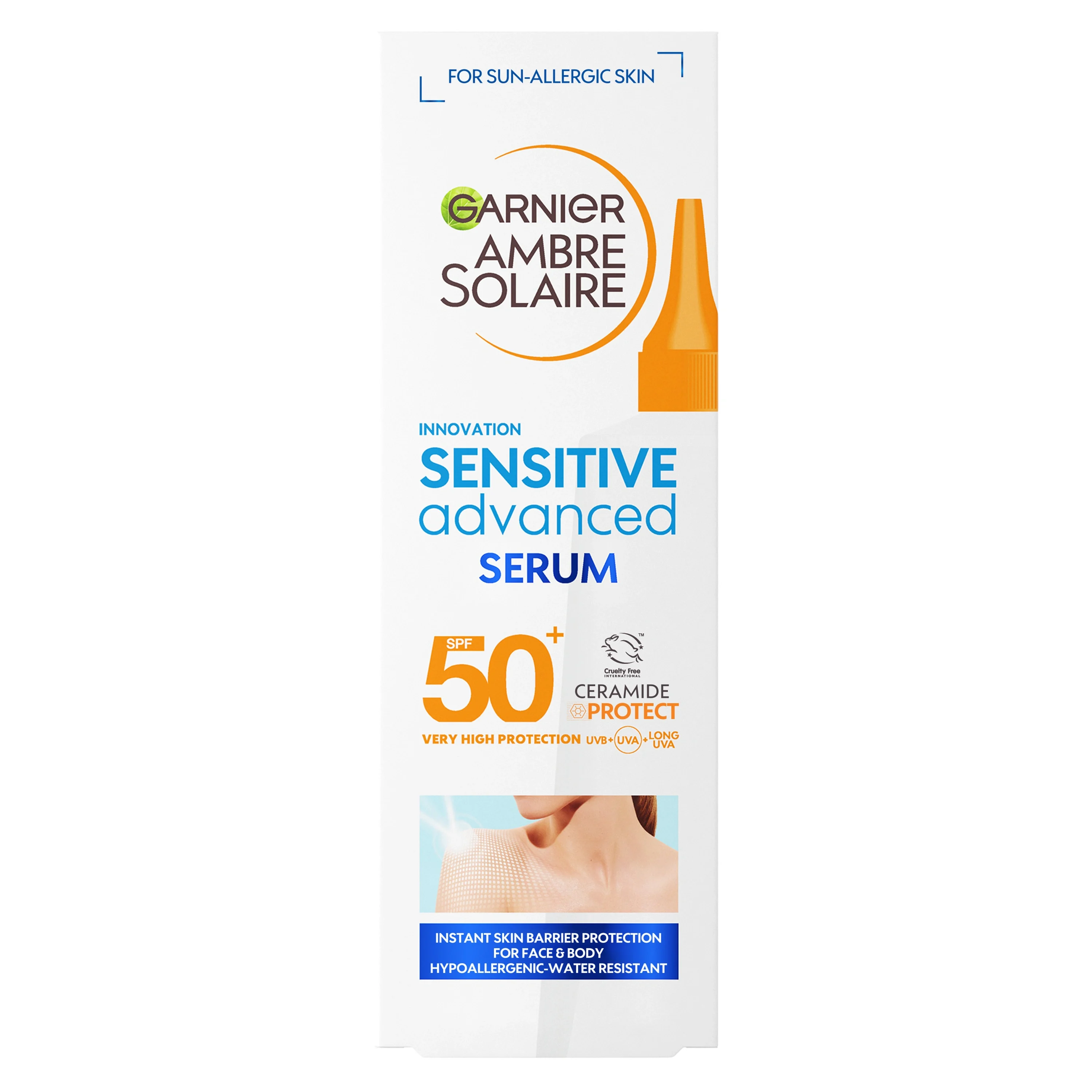 Garnier Ambre Solaire Sensitive Advanced Body Serum SPF 50+, 125 ml från Garnier – köp hos Apotek Hjärtat