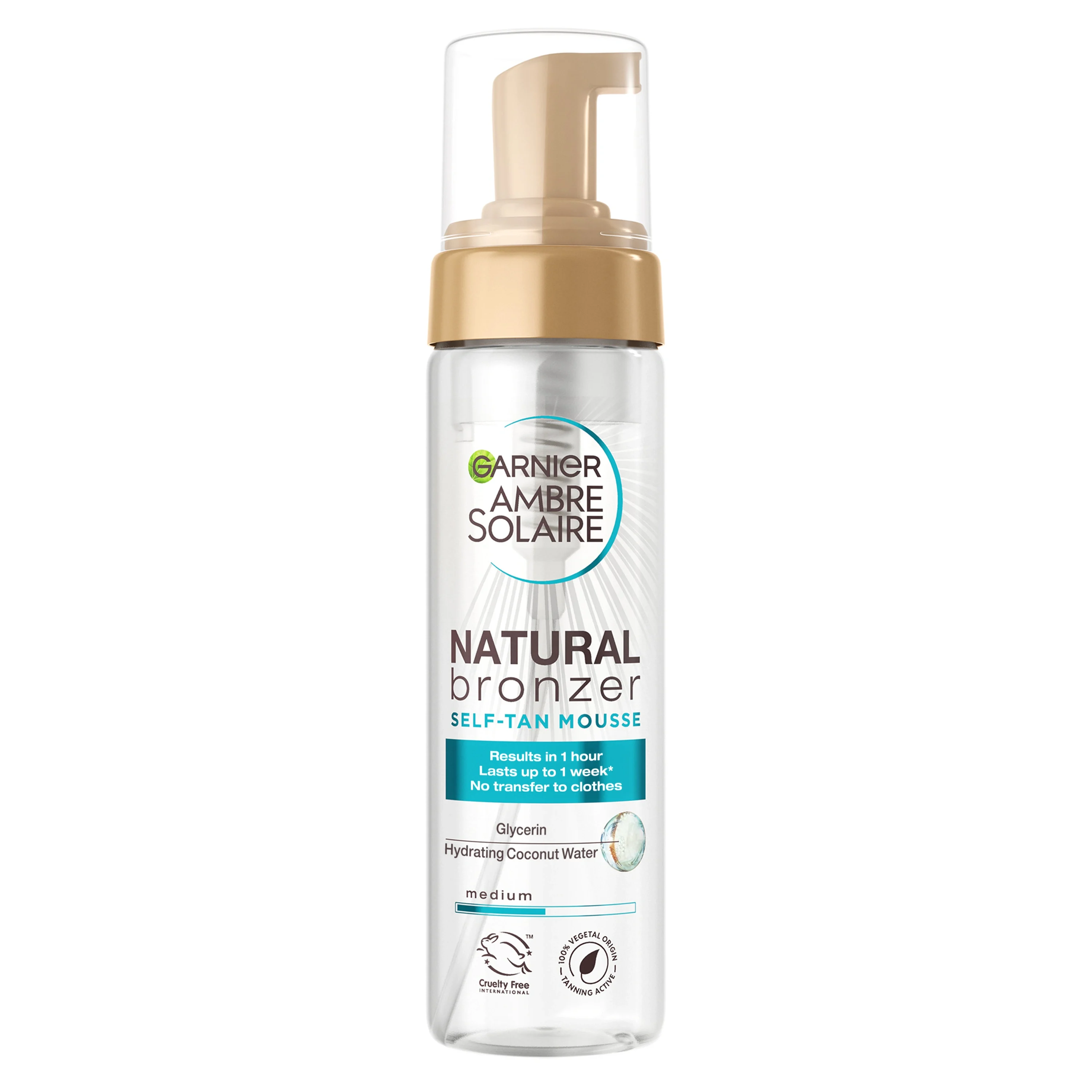 Garnier Ambre Solaire Natural Bronzer Self-Tan Mousse 200 ml från Garnier – köp hos Apotek Hjärtat