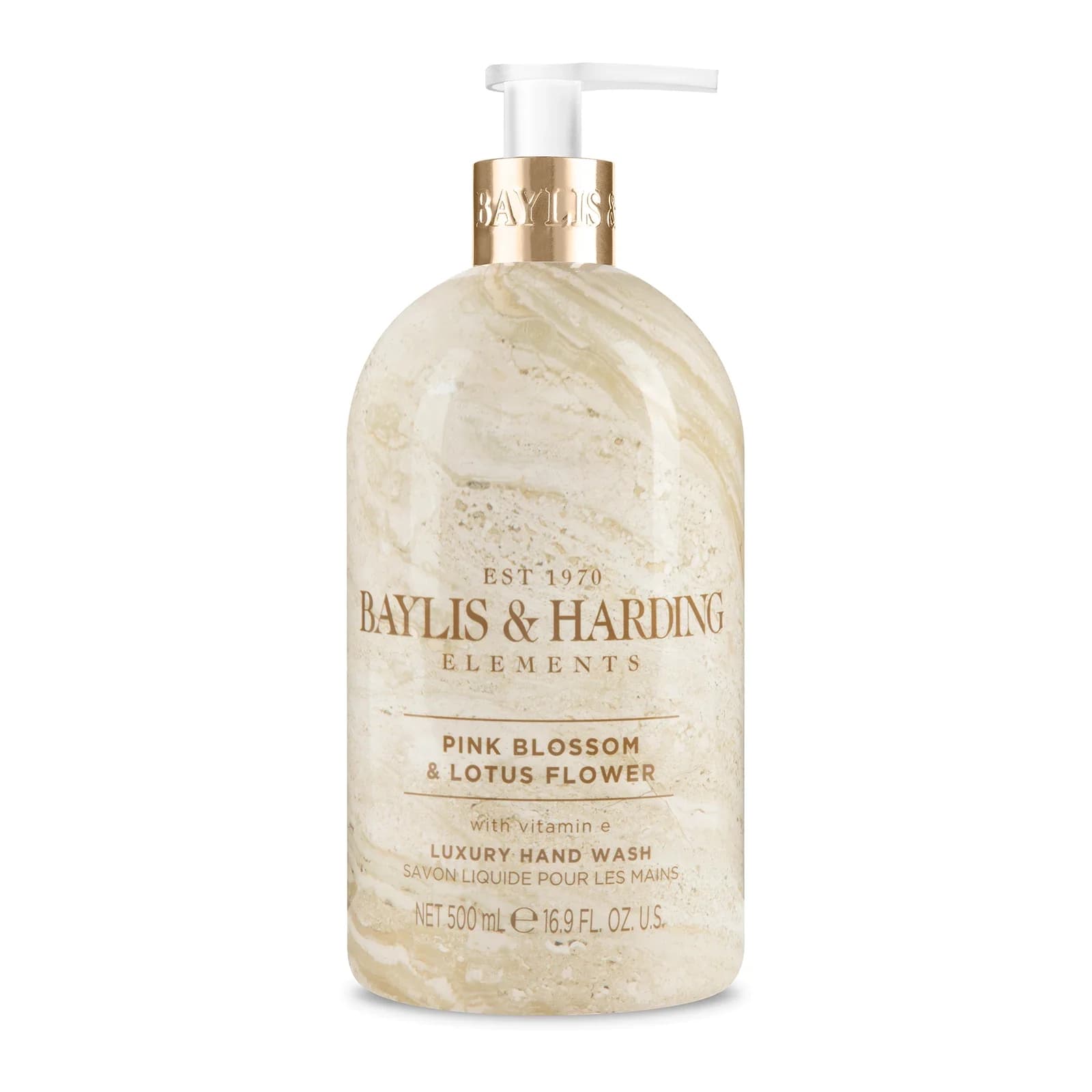 Baylis & Harding Elements Pink Blossom & Lotus Flower Hand Wash 500 ml från Baylis & Harding – köp hos Apotek Hjärtat