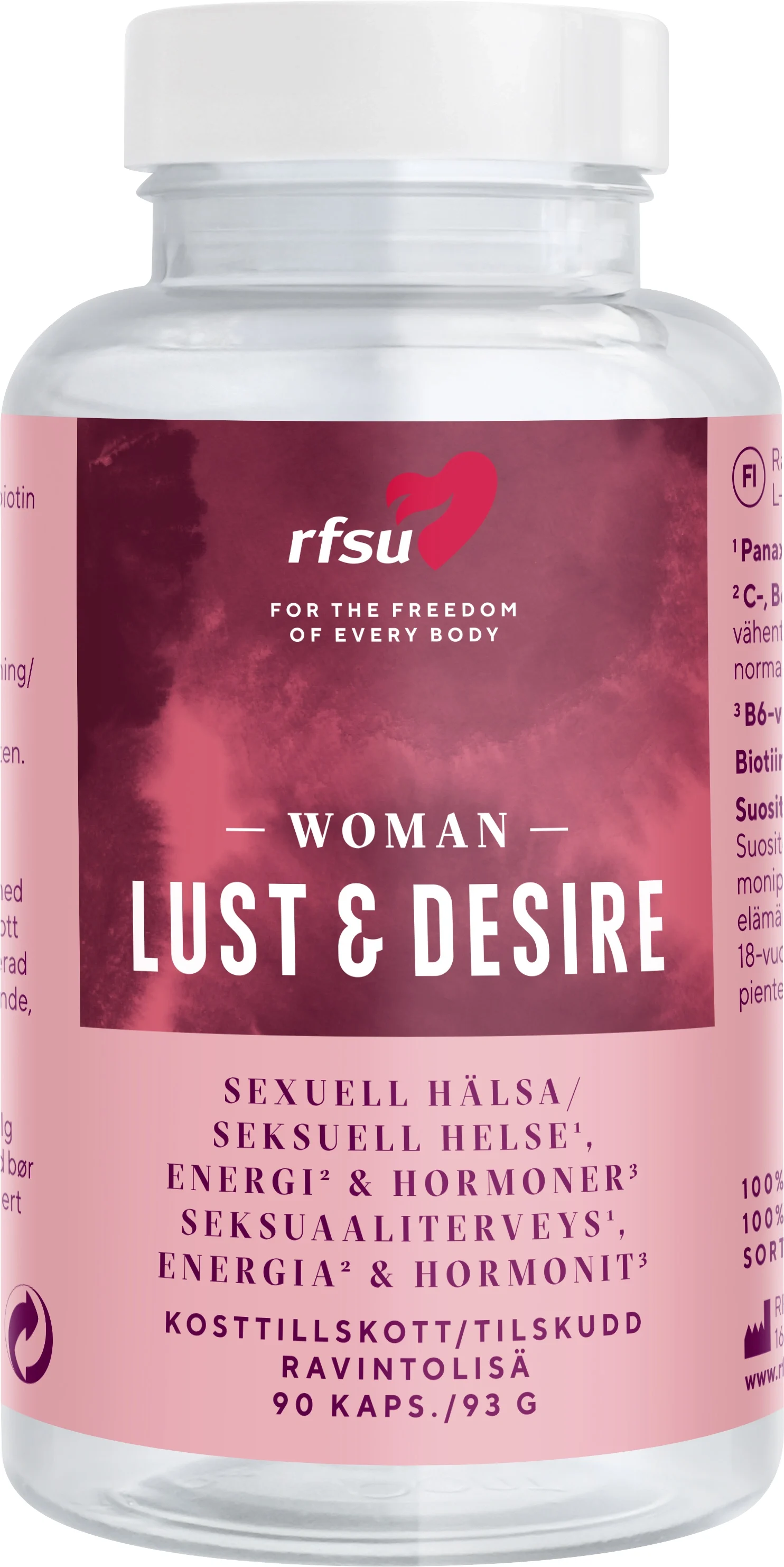 RFSU Lust & Desire Woman 90 kapslar från RFSU – köp hos Apotek Hjärtat