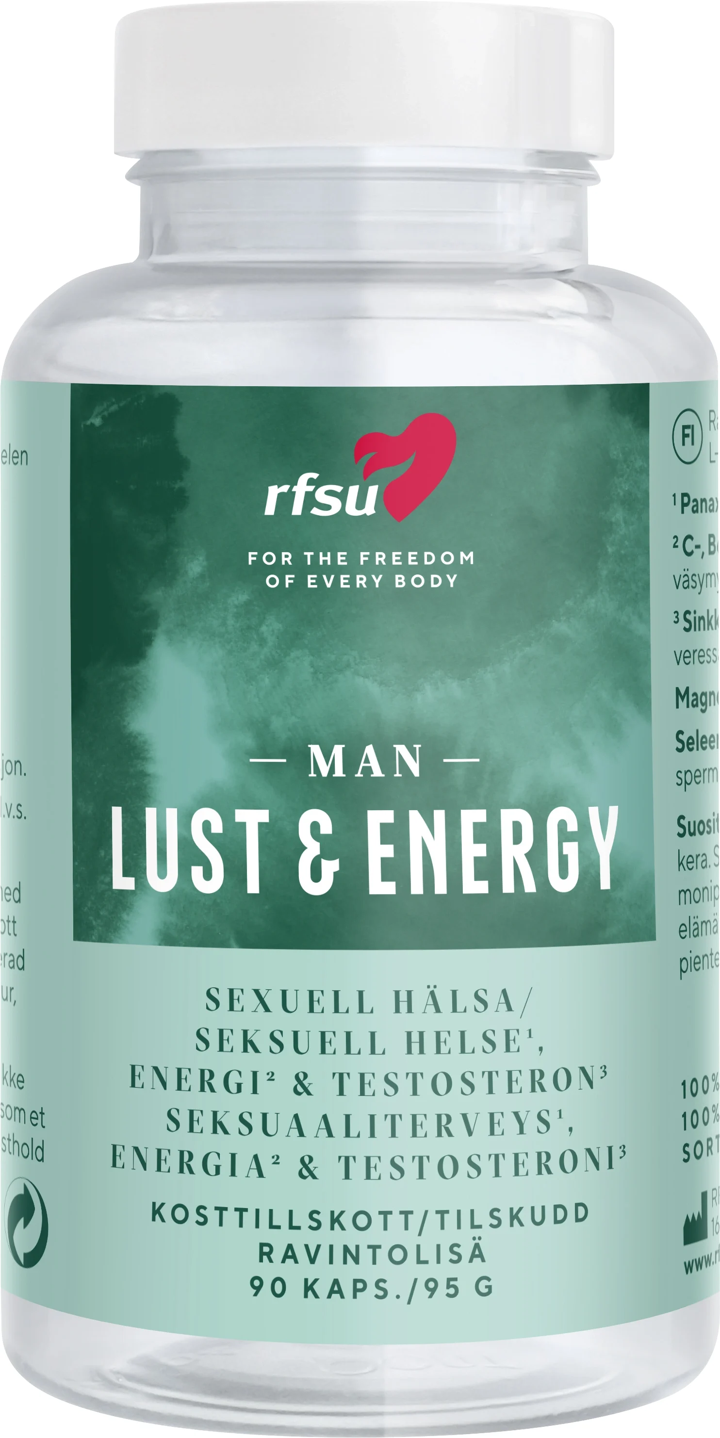 RFSU Lust & Energy Man 90 kapslar från RFSU – köp hos Apotek Hjärtat