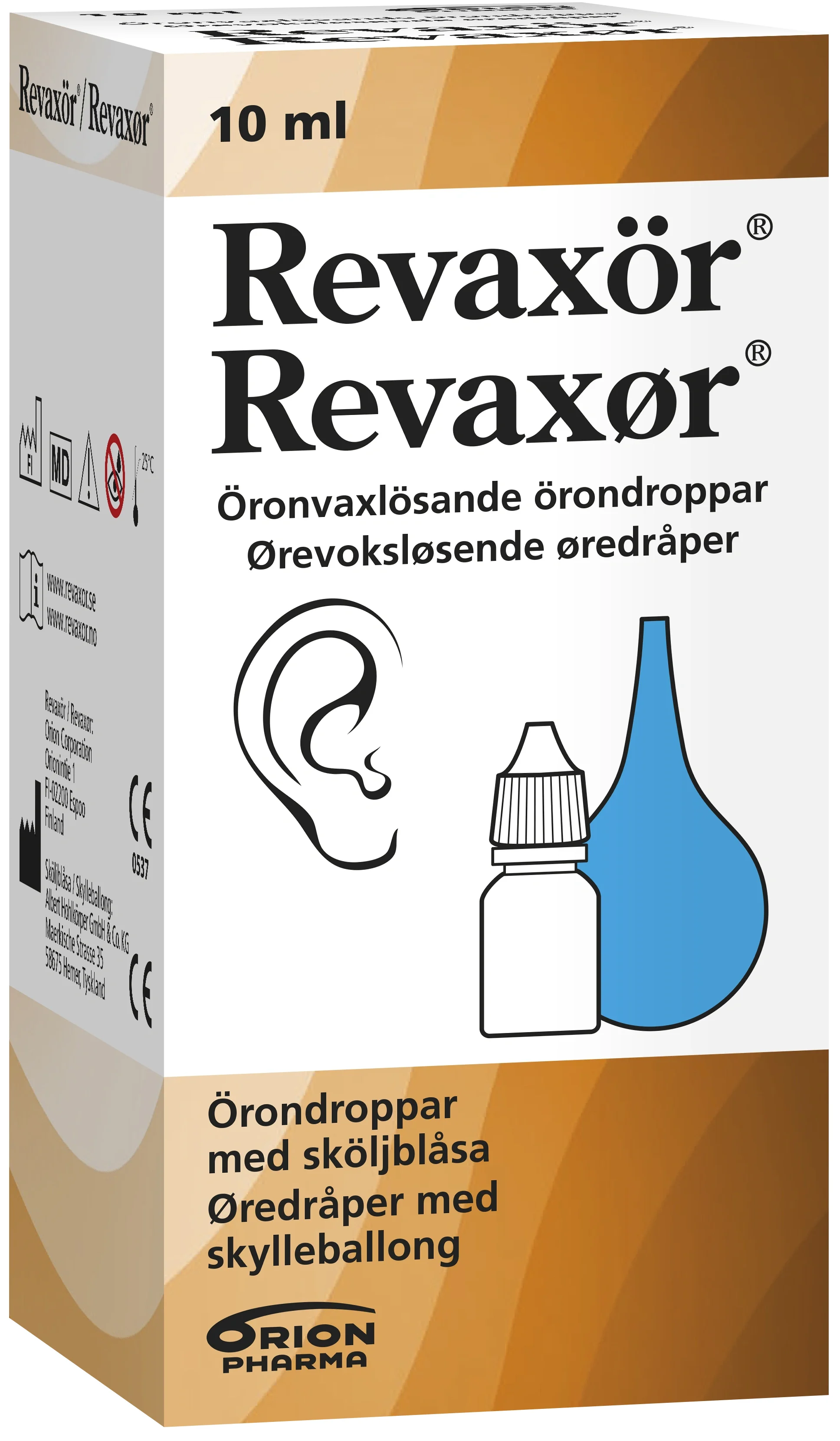 Revaxör Örondroppar med sköljblåsa 10 ml från Revaxör – köp hos Apotek Hjärtat