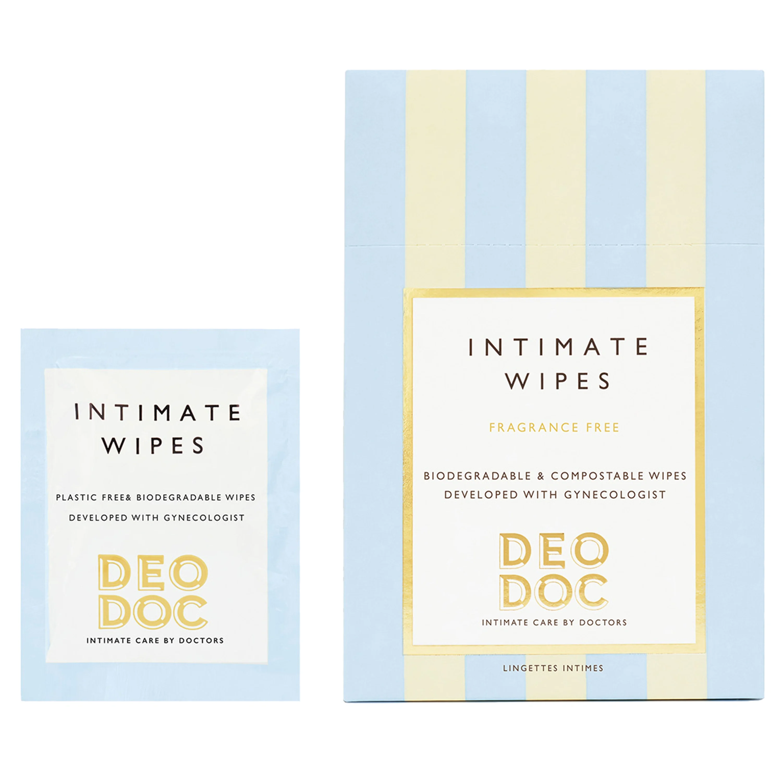 DeoDoc Intimate Wipes Fragrance free 10 st från DeoDoc – köp hos Apotek Hjärtat