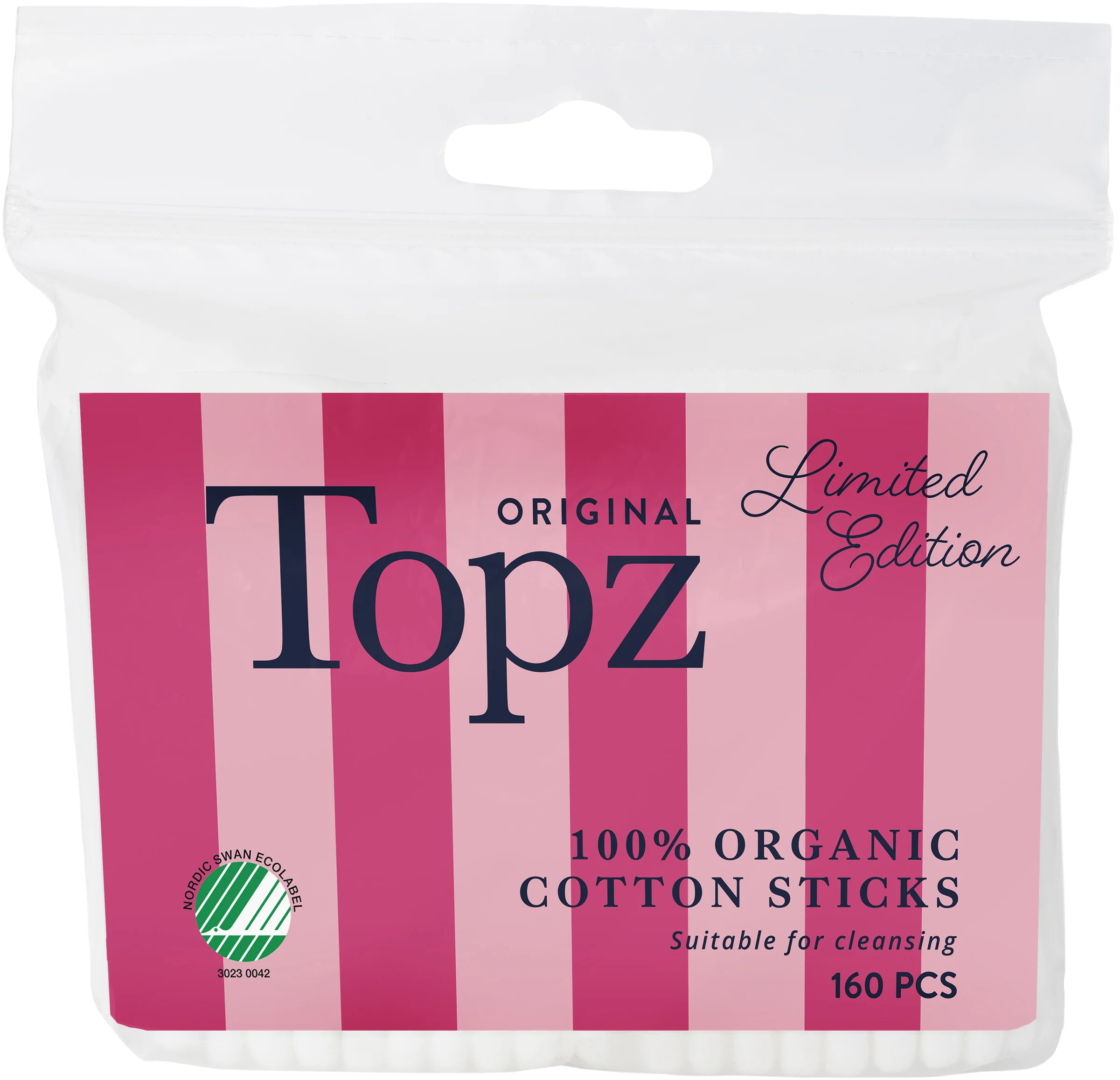 Topz Premium Original Organic Cotton Sticks Refill 160 st från Topz – köp hos Apotek Hjärtat