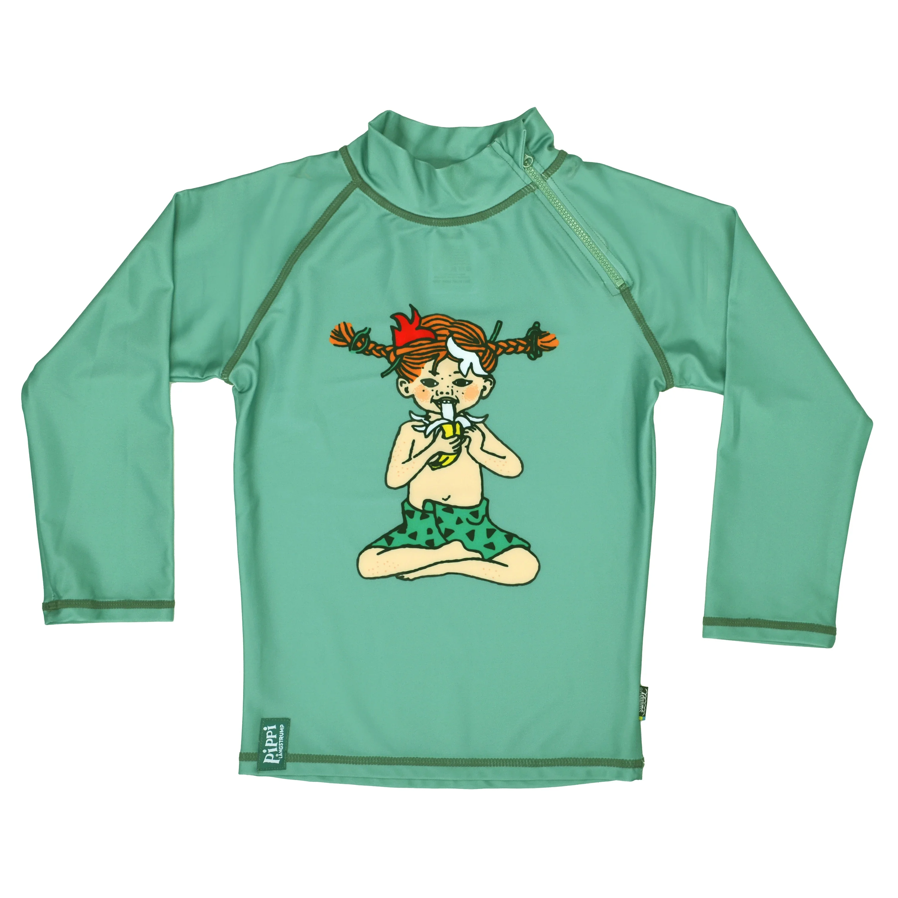 Swimpy UV-Tröja Pippi Söderhavet Grön 98-104 från Swimpy – köp hos Apotek Hjärtat