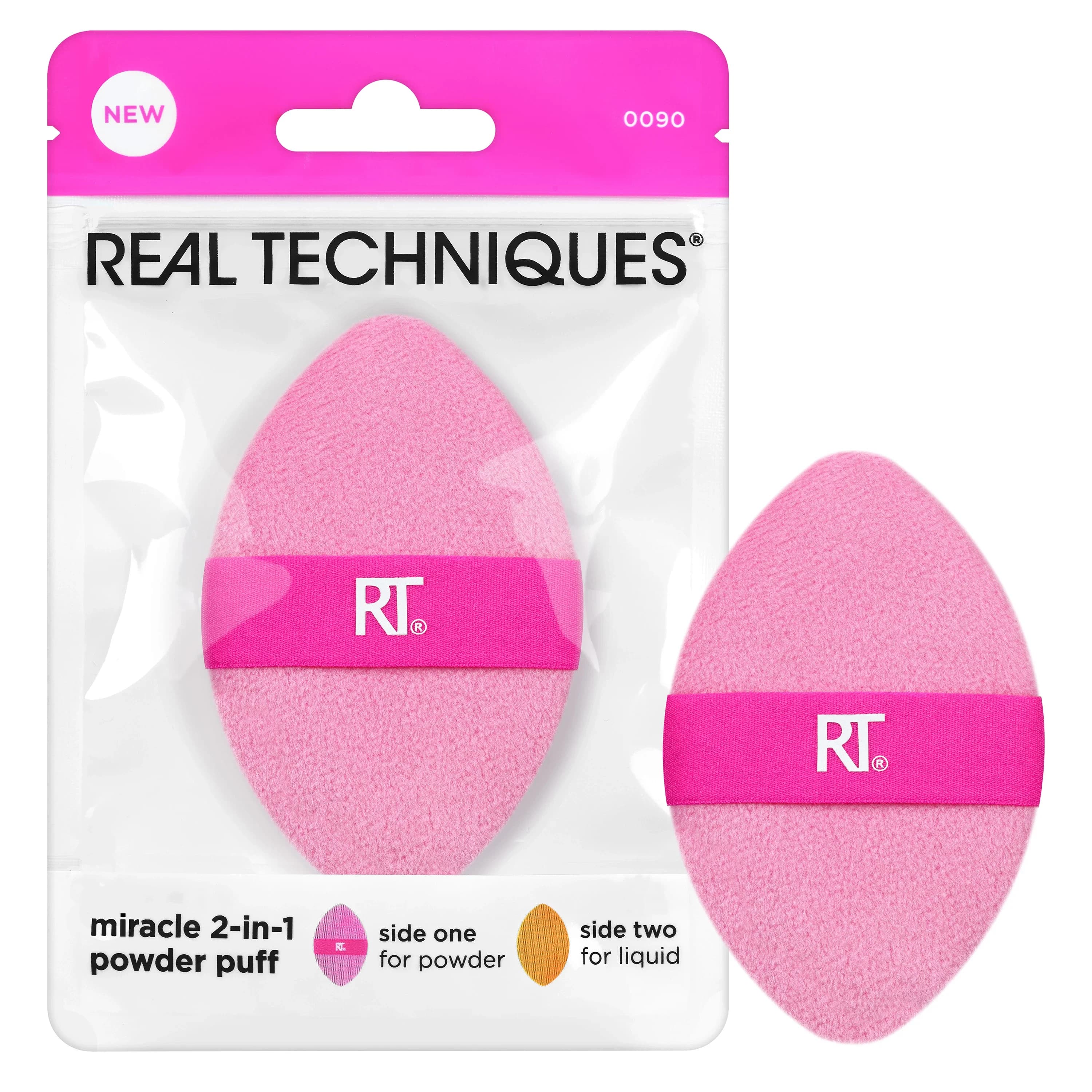 Real Techniques 2 in 1 Miracle Powder Puff från Real Techniques – köp hos Apotek Hjärtat
