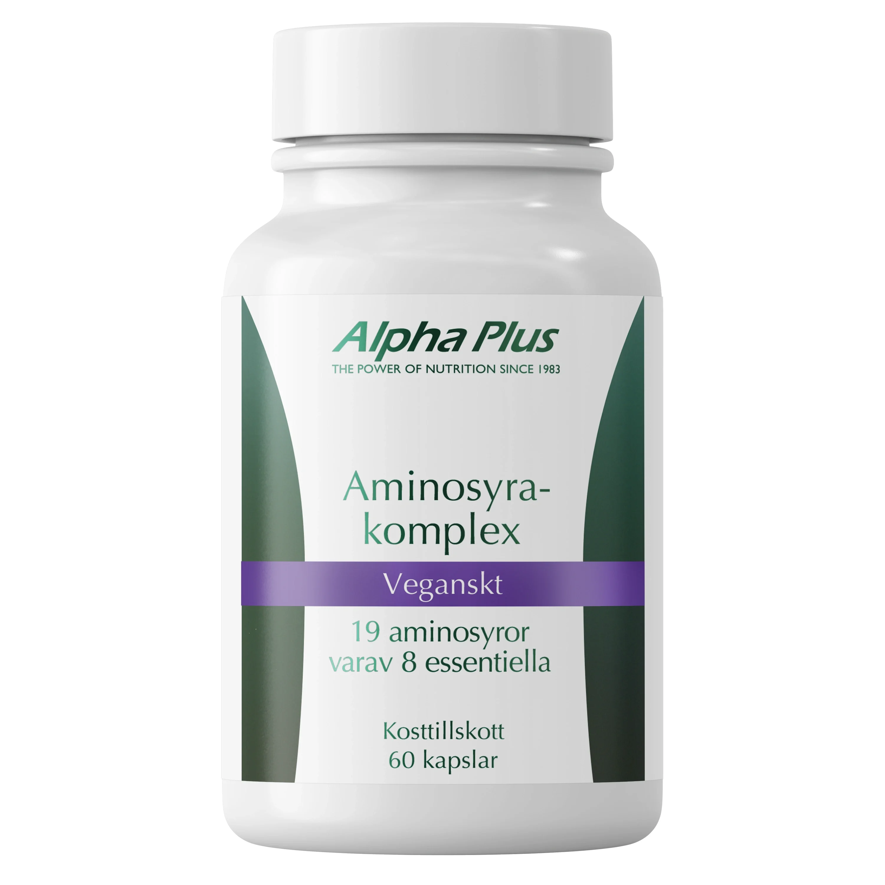 Alpha Plus Aminosyrakomplex 60 kapslar från Alpha Plus – köp hos Apotek Hjärtat